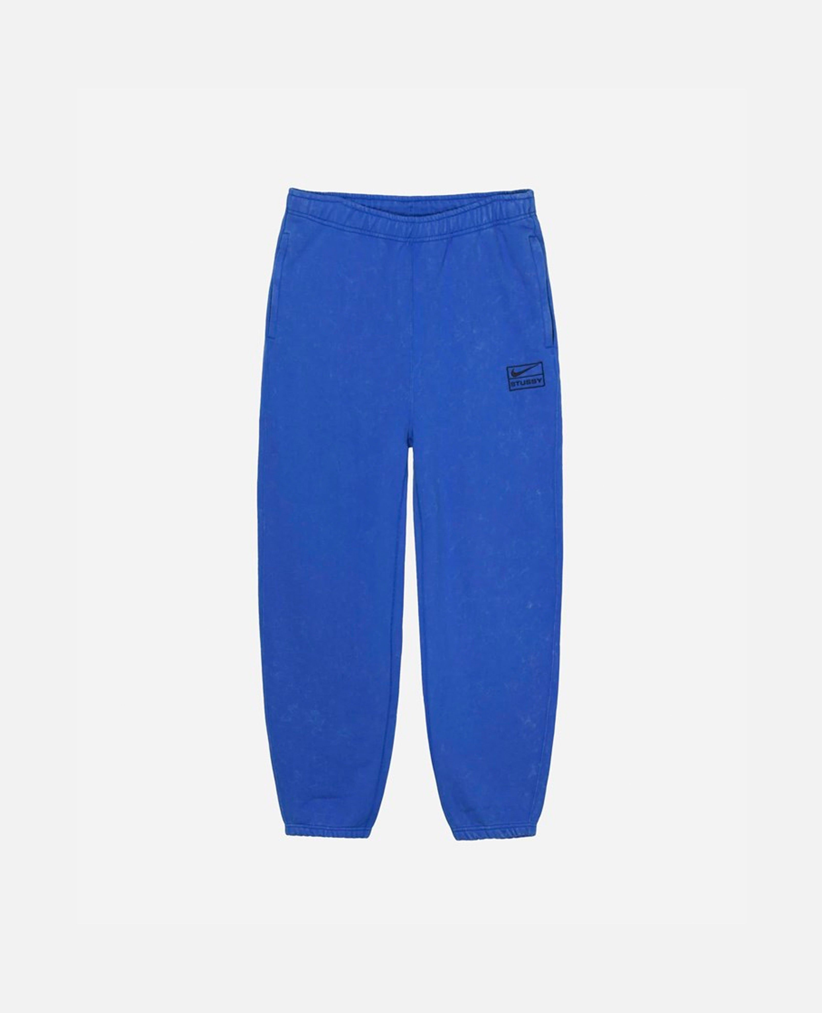 Nike x Stussy Acid Washed Pants (Gamer Royal/Black-Black) sold by Patta