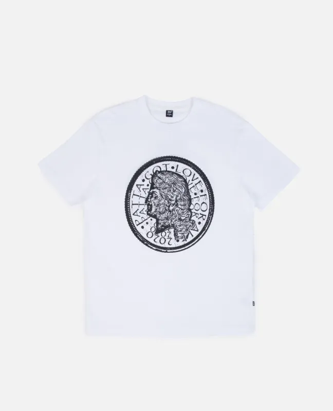 Patta Self Care Coin T-Shirt (White) sold by Patta