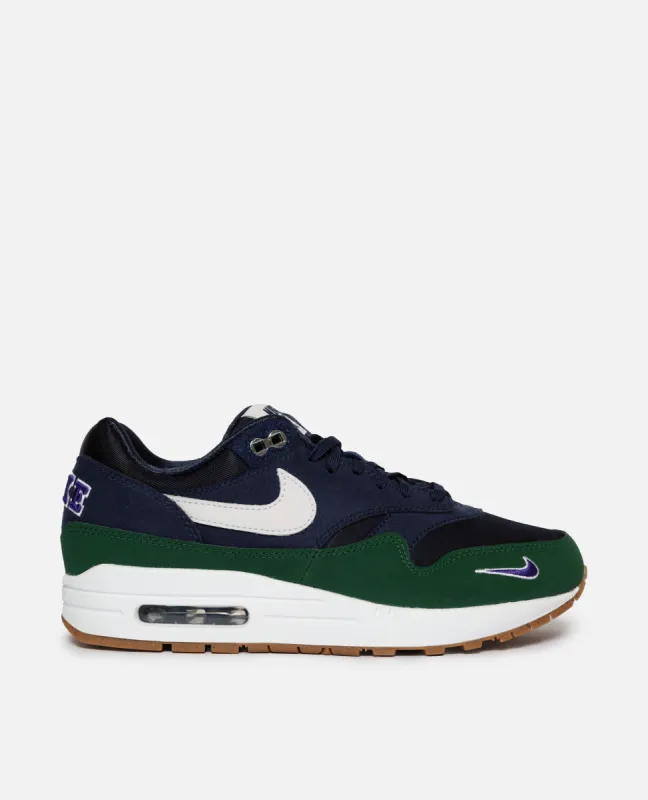 Nike WMNS Air Max 1 '87 (Obsidian/Gorge Green-Midnight Navy-Sail) sold by Patta
