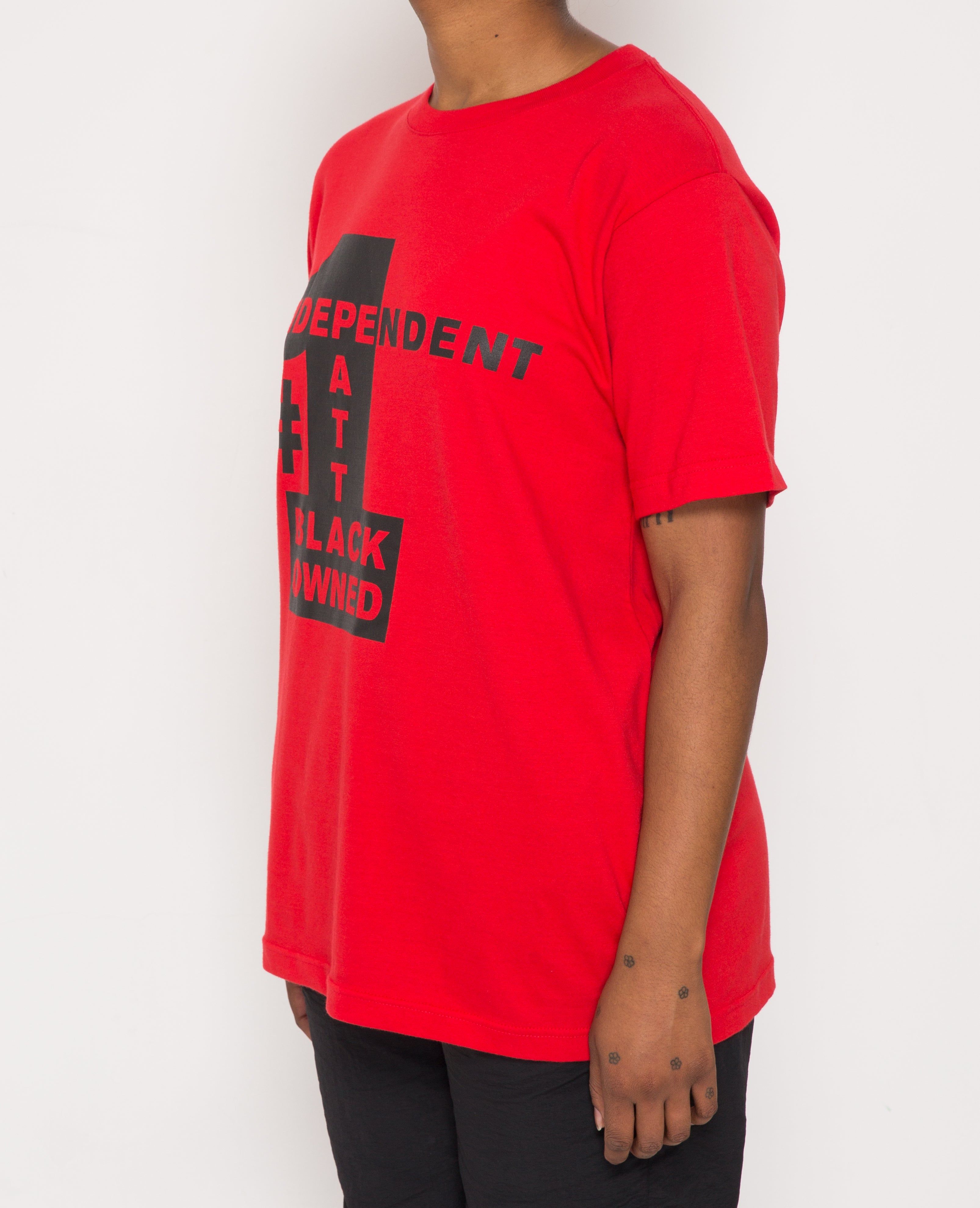 Patta Independent T-Shirt (High Risk Red) sold by Patta product image thumbnail 4