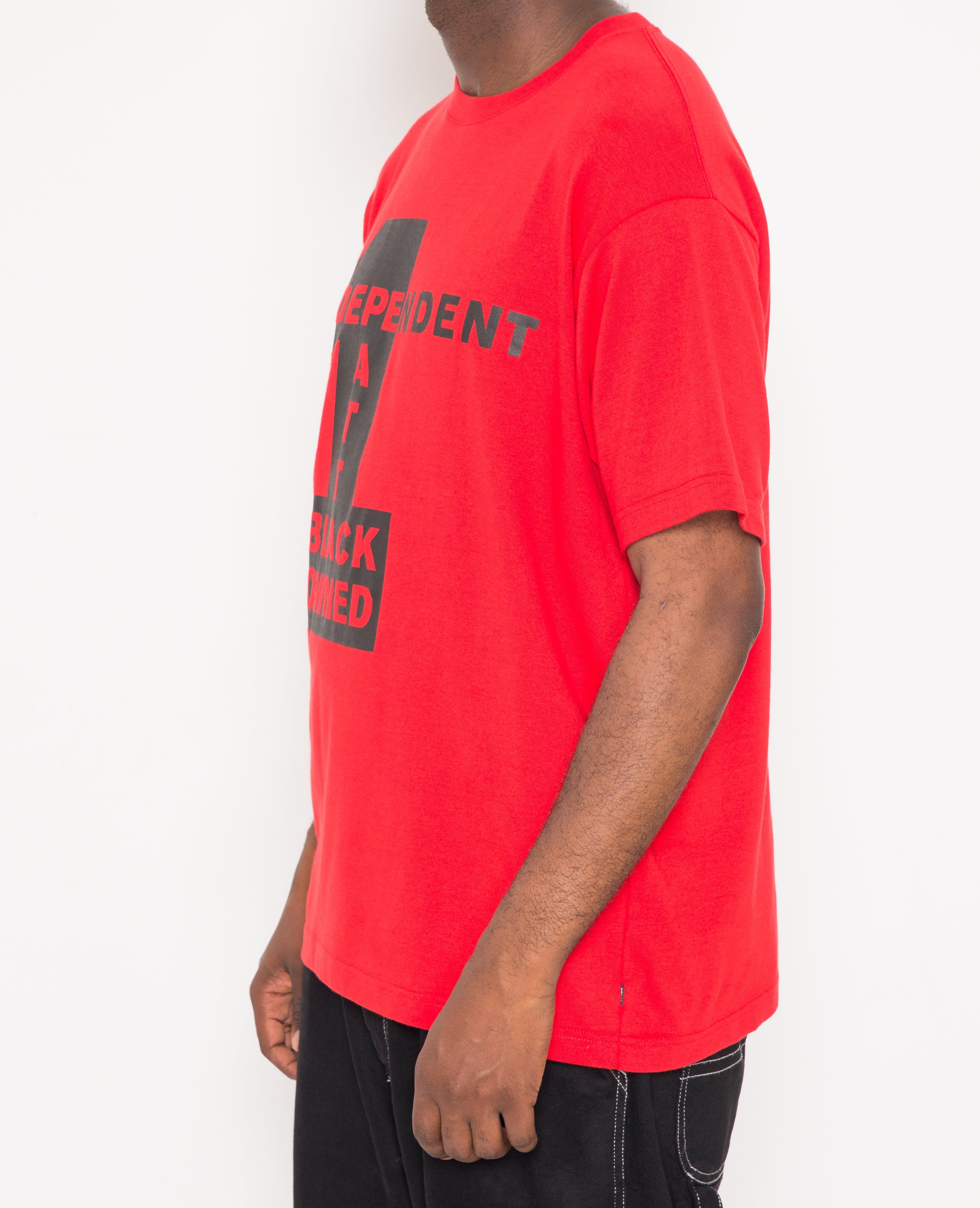 Patta Independent T-Shirt (High Risk Red) sold by Patta product image thumbnail 12