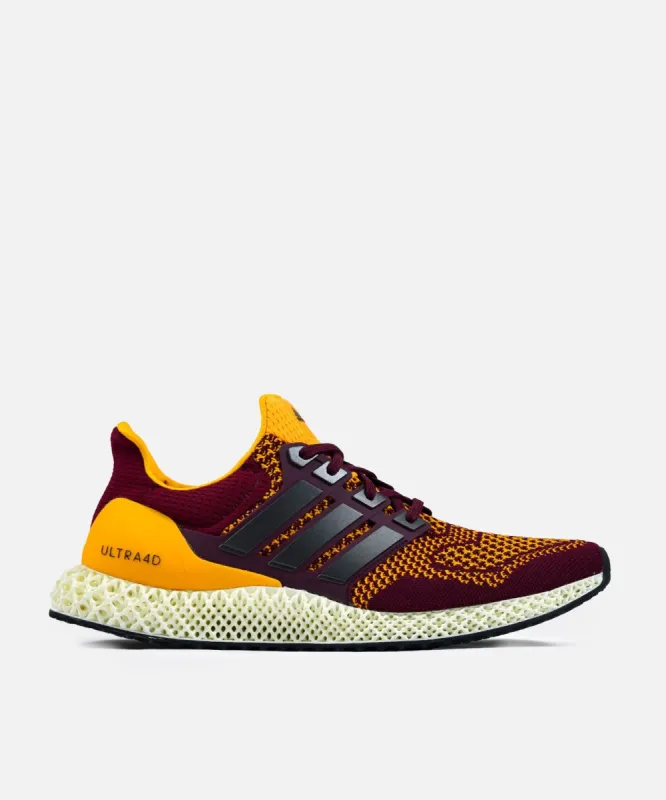 Adidas Ultra4D (Maroon/Core Black/Semi Solar Gold) made by Adidas