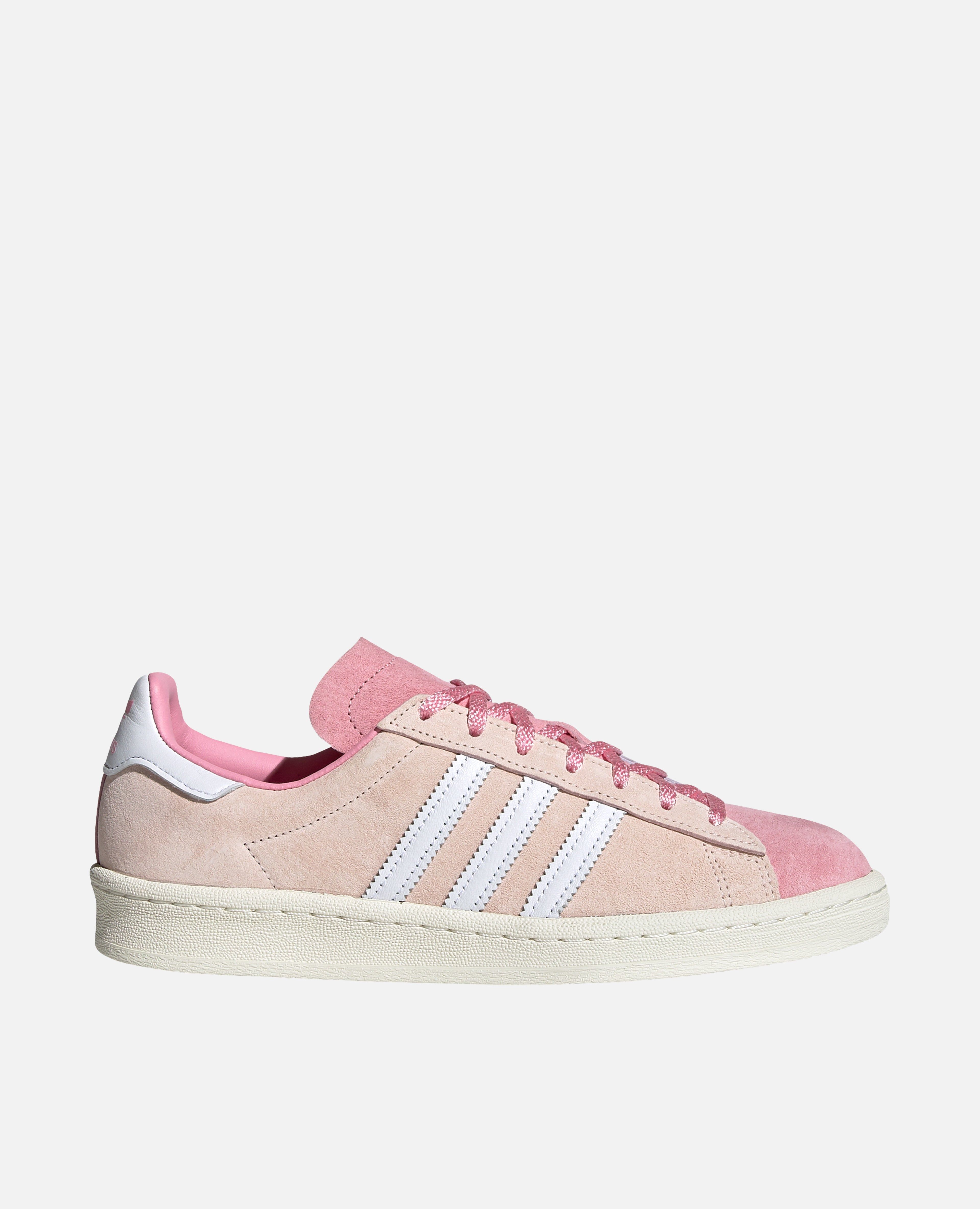 WMNS adidas Campus 80s (Pink Tint/Cloud White/Purple Tint) sold by Patta