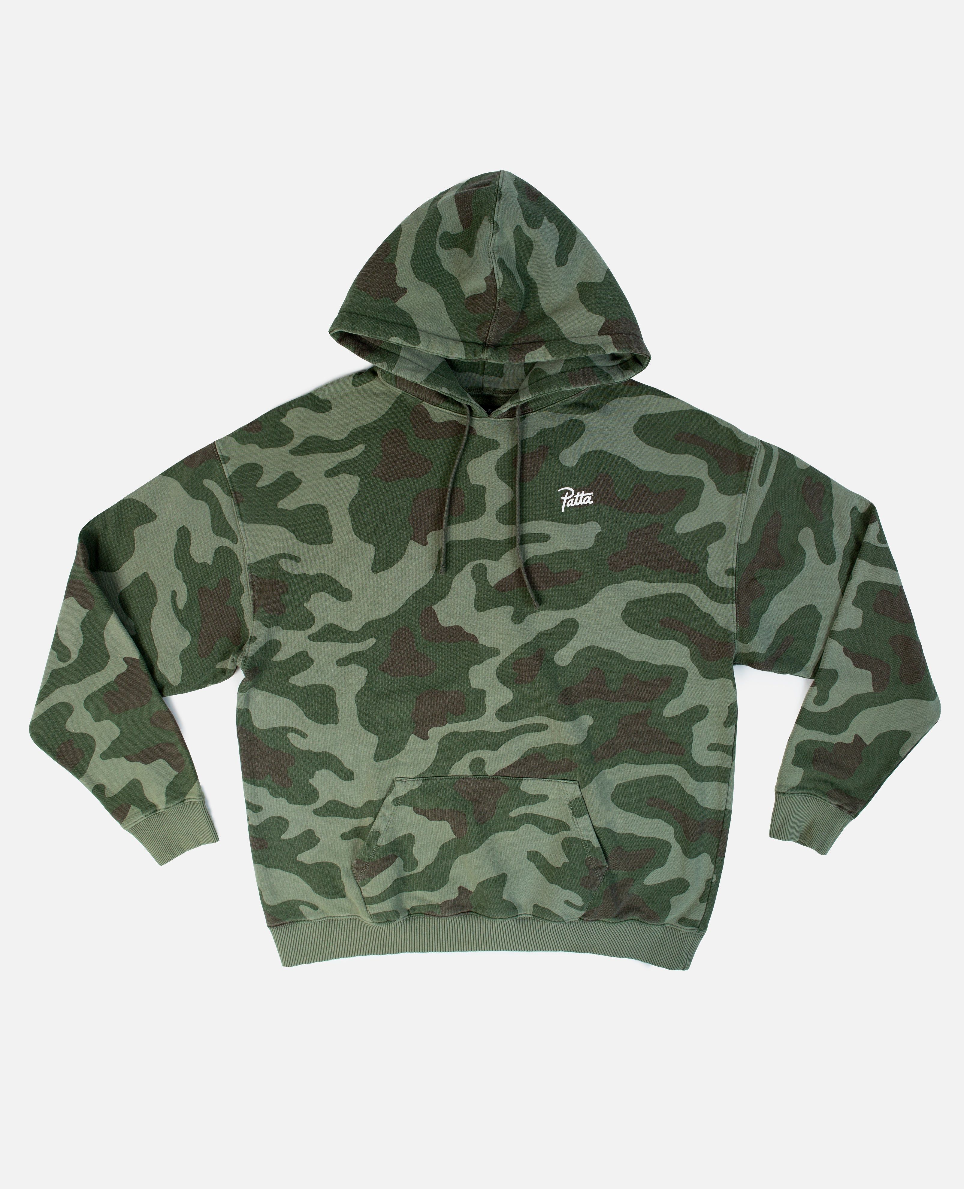 Patta Basic Summer Washed Hooded Sweater (Camo AOP) sold by Patta product image thumbnail 3