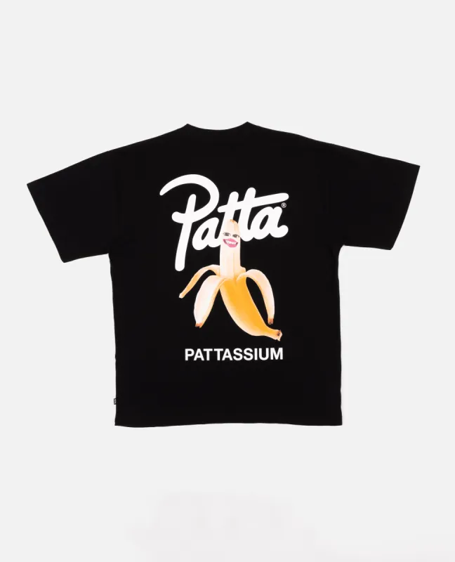 Patta Pattassium T-Shirt (Black) made by Patta