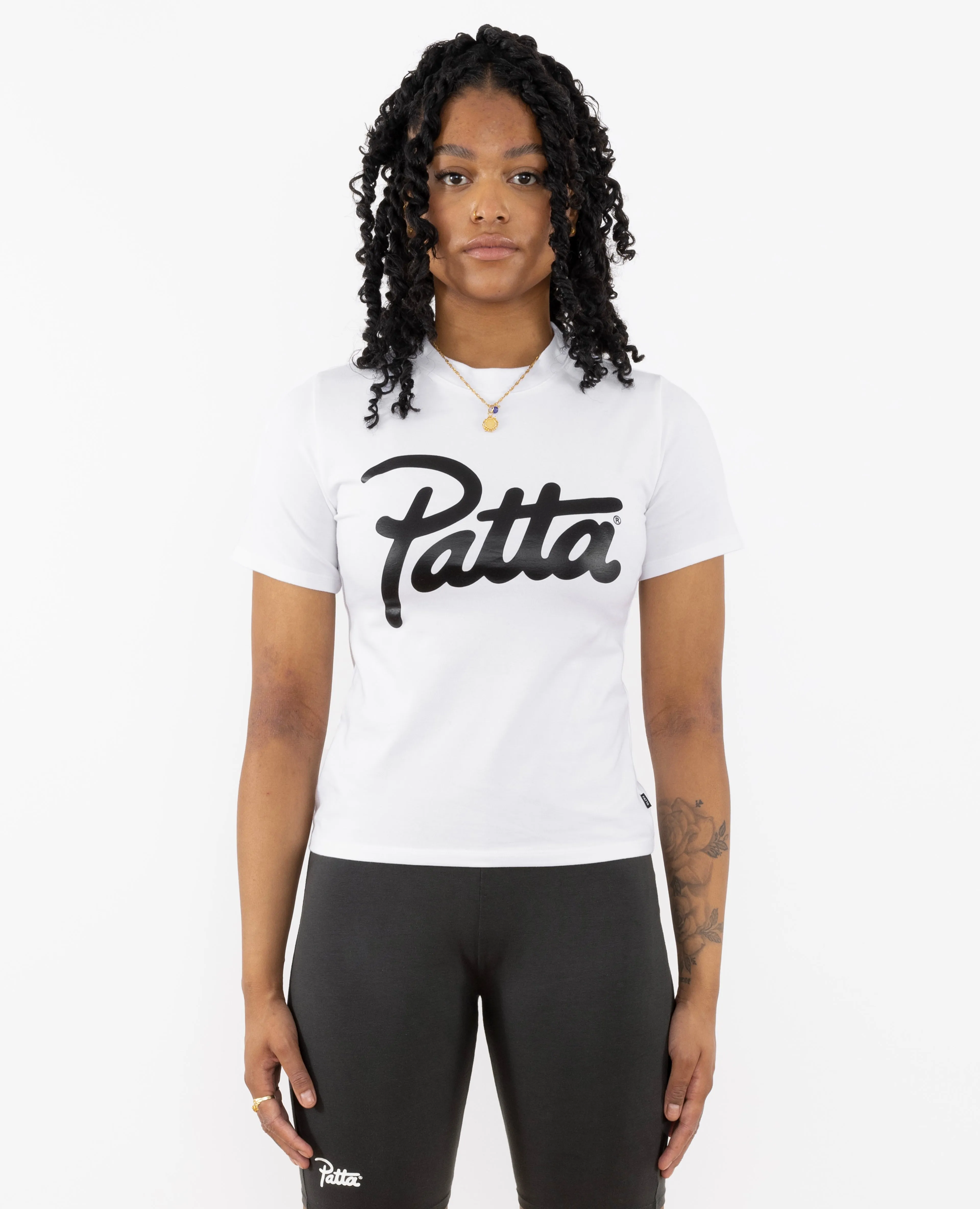 Patta Femme Basic Fitted T-Shirt (White) sold by Patta product image thumbnail 2