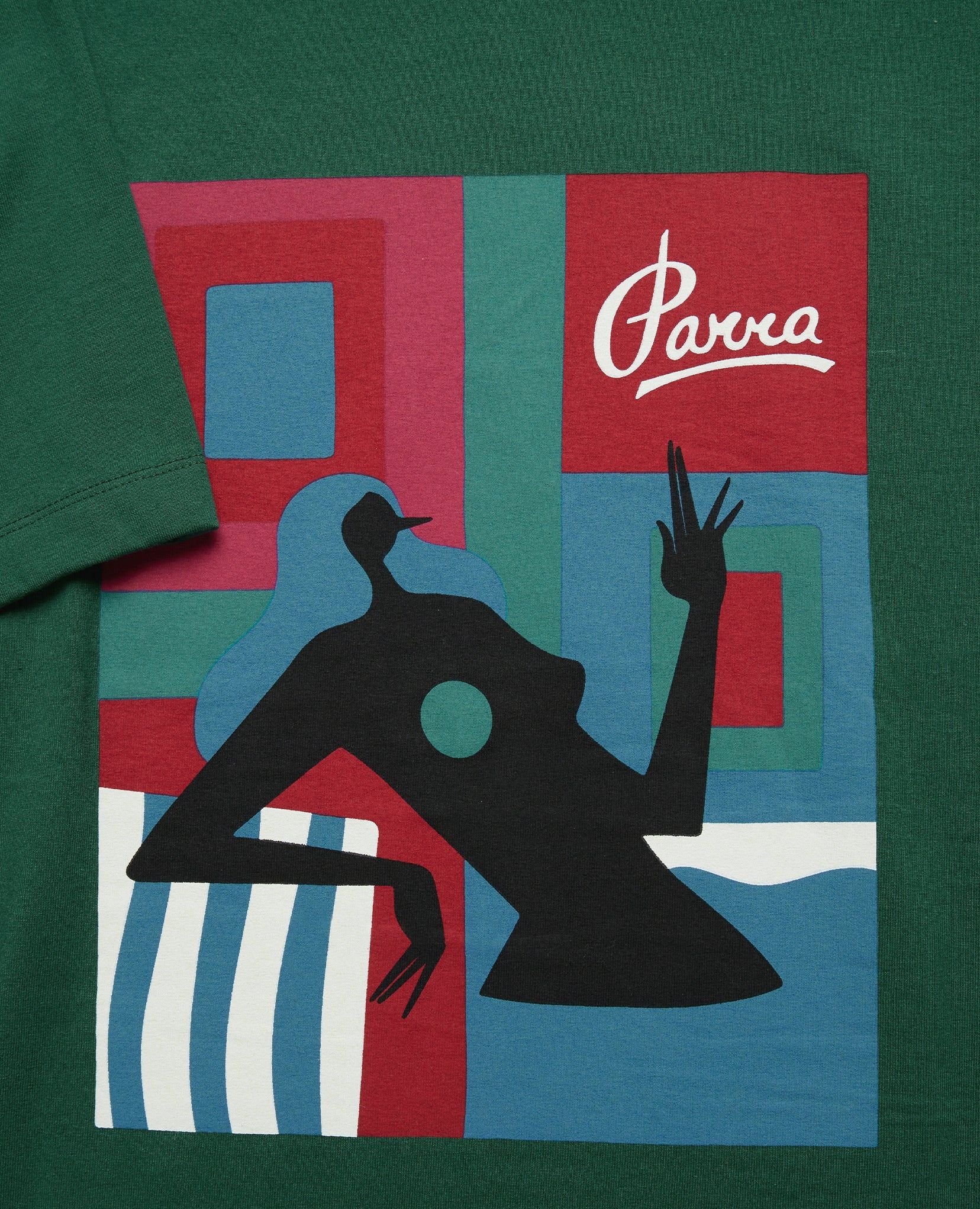 byParra Hot Springs T-Shirt (Pine Green) sold by Patta product image thumbnail 2