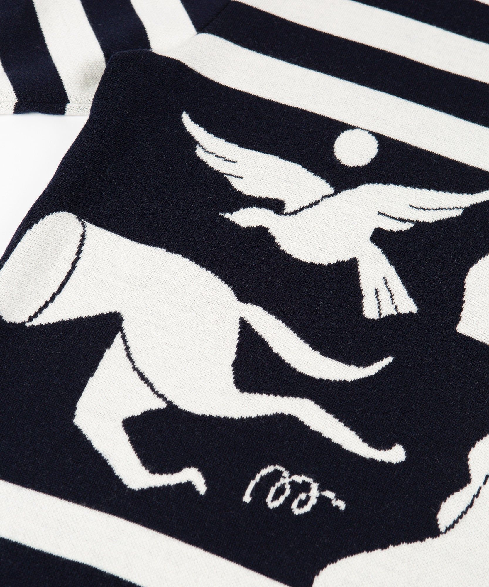 byParra Basket Bird Horse Knitted Polo Shirt (Multi) sold by Patta product image thumbnail 4