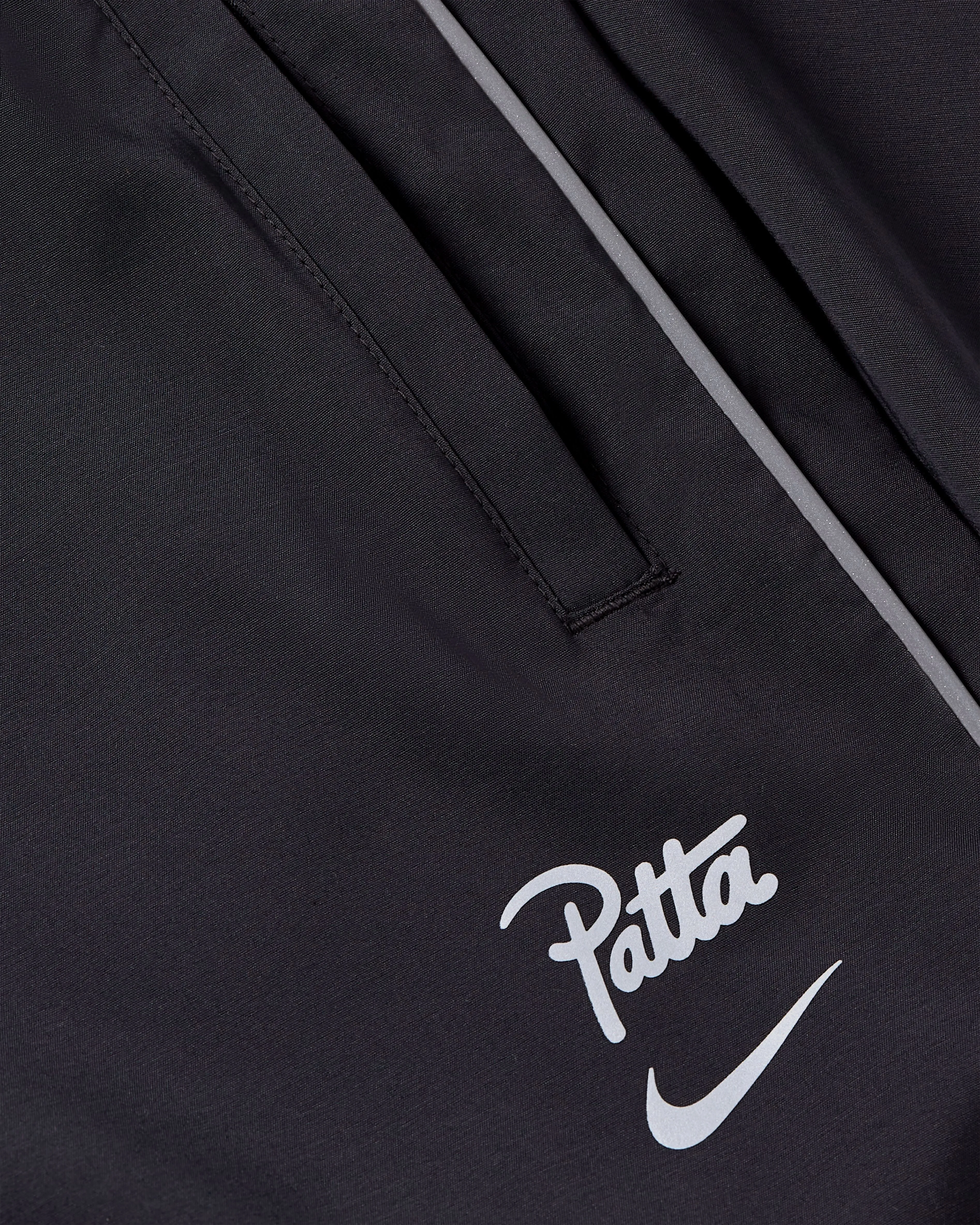 Nike x Patta Running Team Track Pants (Black) sold by Patta product image thumbnail 5