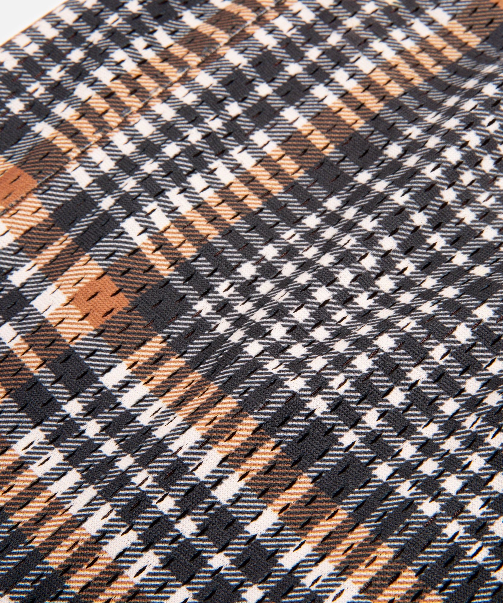 Patta Glen Check Mesh Shorts (Oyster Grey/Monk'S Brown) sold by Patta product image thumbnail 3