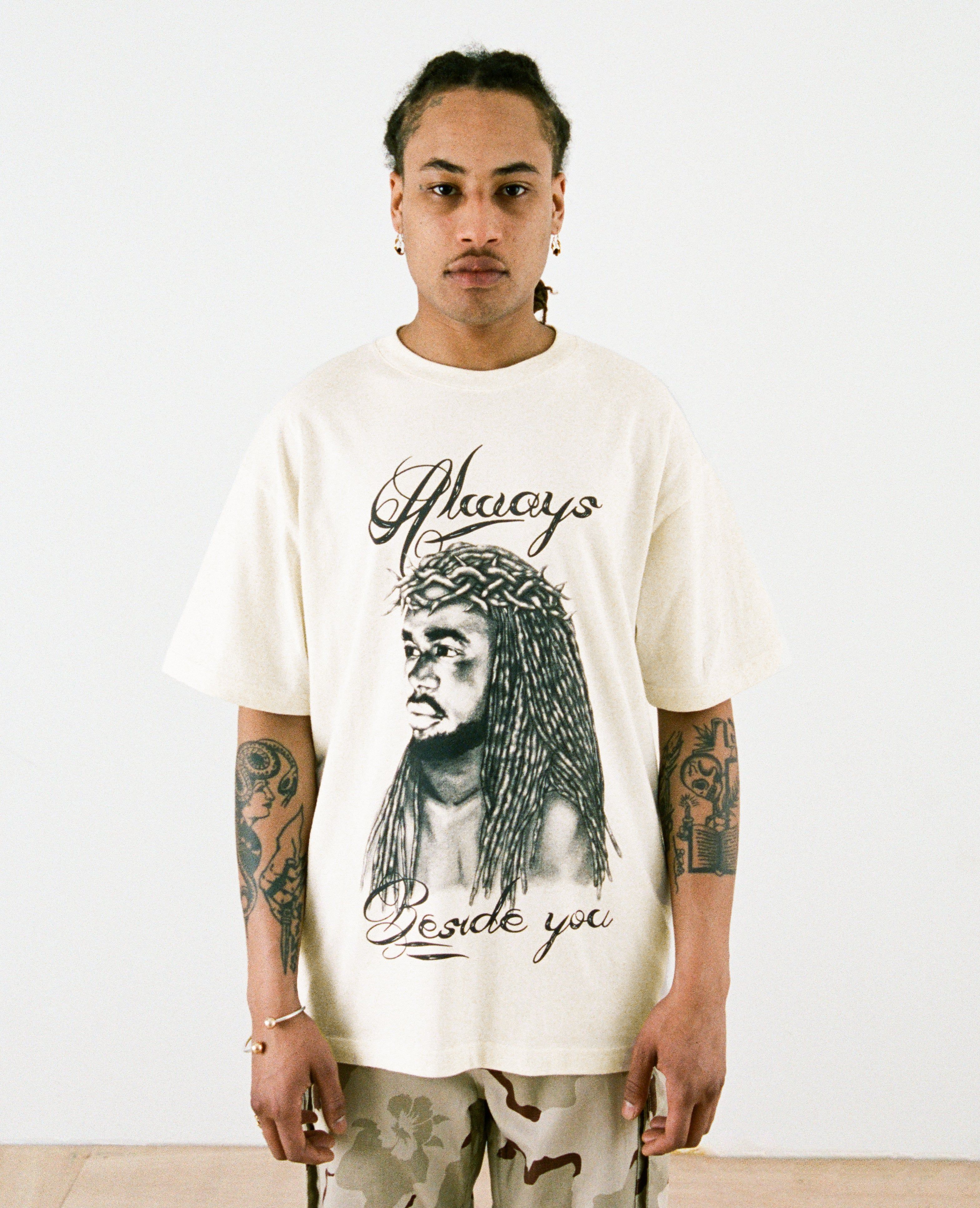 Patta Always Beside You T-Shirt (Whisper White) sold by Patta product image thumbnail 2