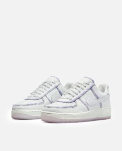 WMNS Nike Air Force 1 Low (Summit White/Summit White-Doll) sold by Patta