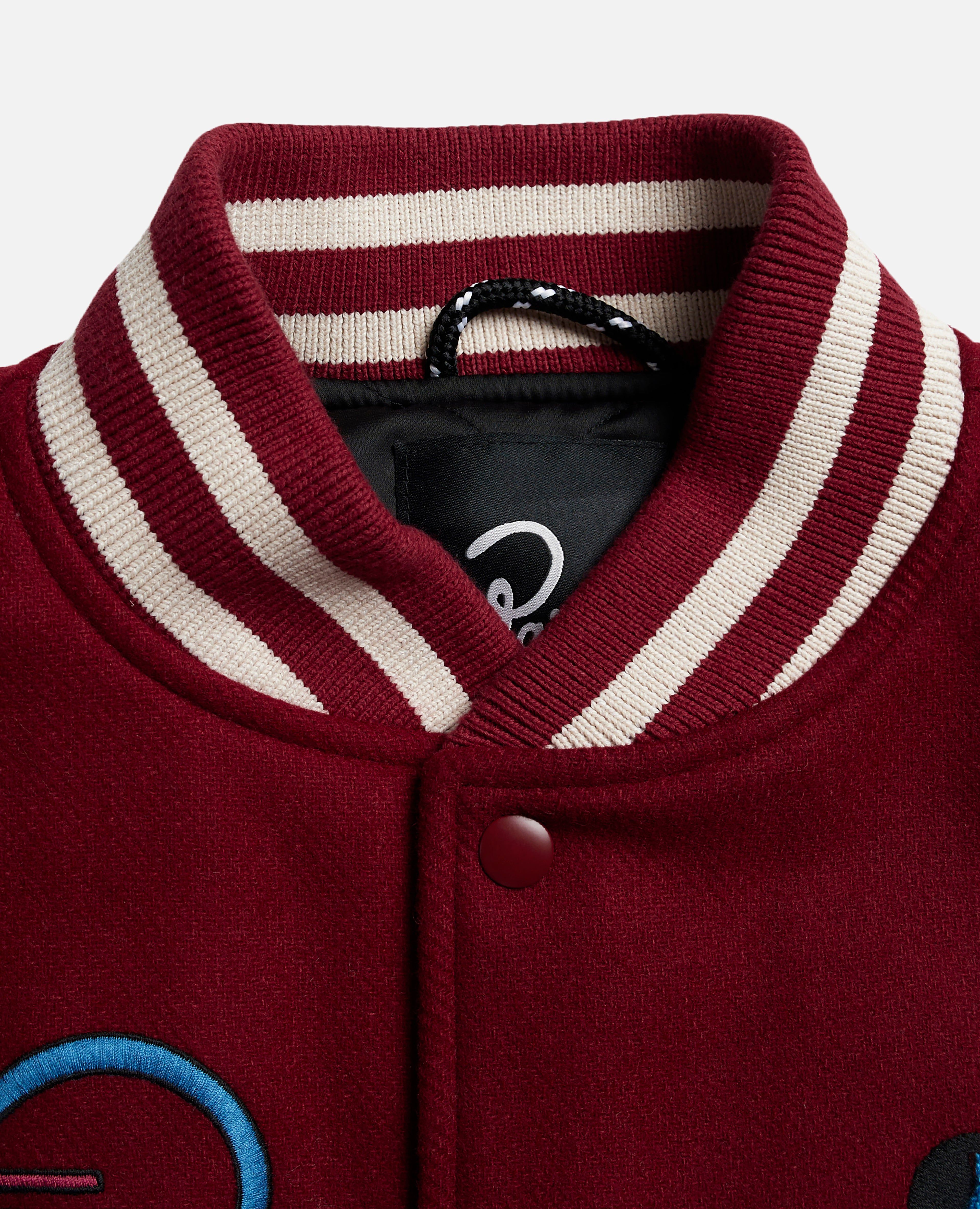 byParra Run Sit & Bike Varsity Jacket (Dark Red) sold by Patta product image thumbnail 5