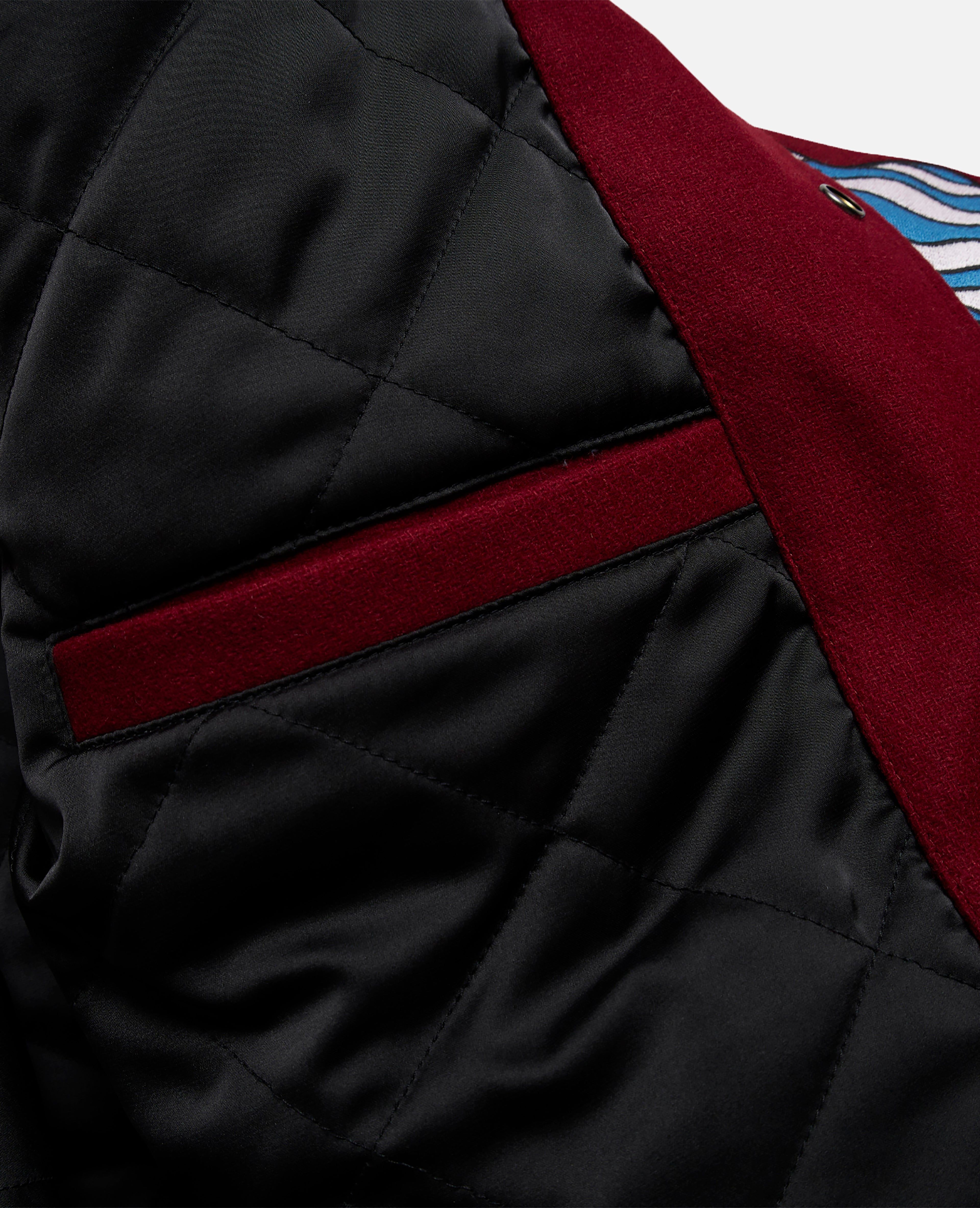 byParra Run Sit & Bike Varsity Jacket (Dark Red) sold by Patta product image thumbnail 4