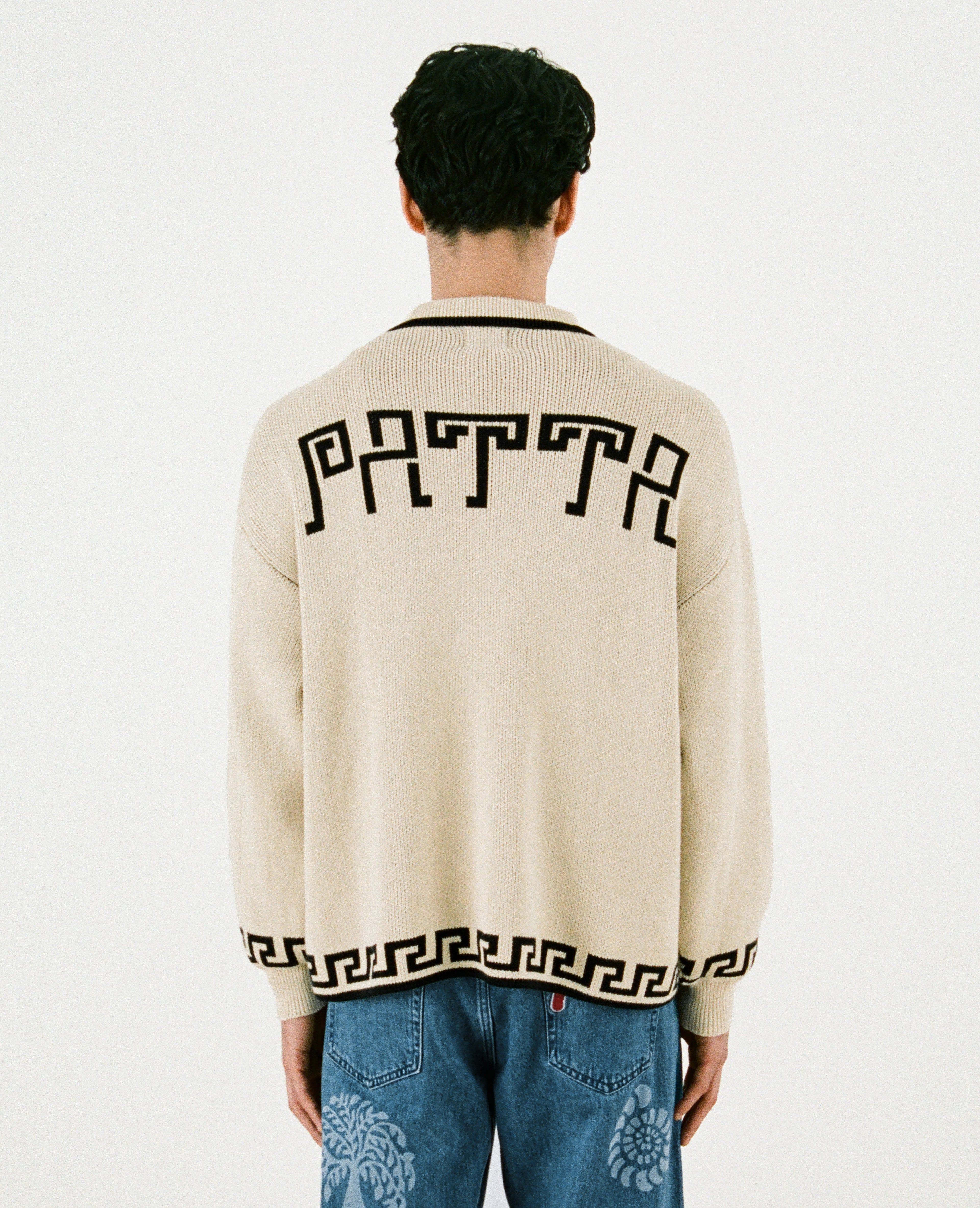 Patta Zapotec Knitted Zip Cardigan (Natural) sold by Patta product image thumbnail 3