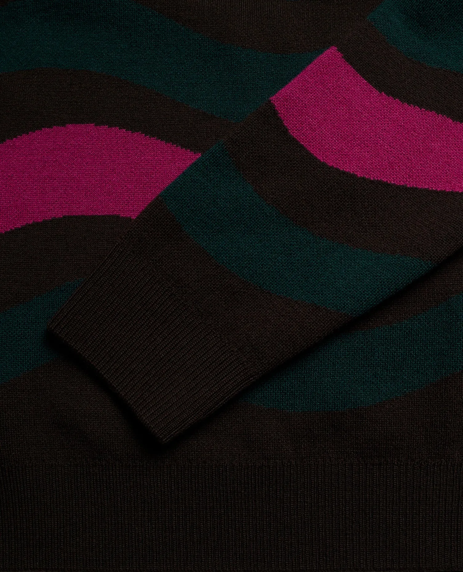 byParra One Weird Wave Knitted Pullover (Chocolate) sold by Patta product image thumbnail 4