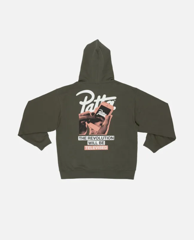 Patta Revolution Boxy Hooded Sweater (Deep Depths) sold by Patta