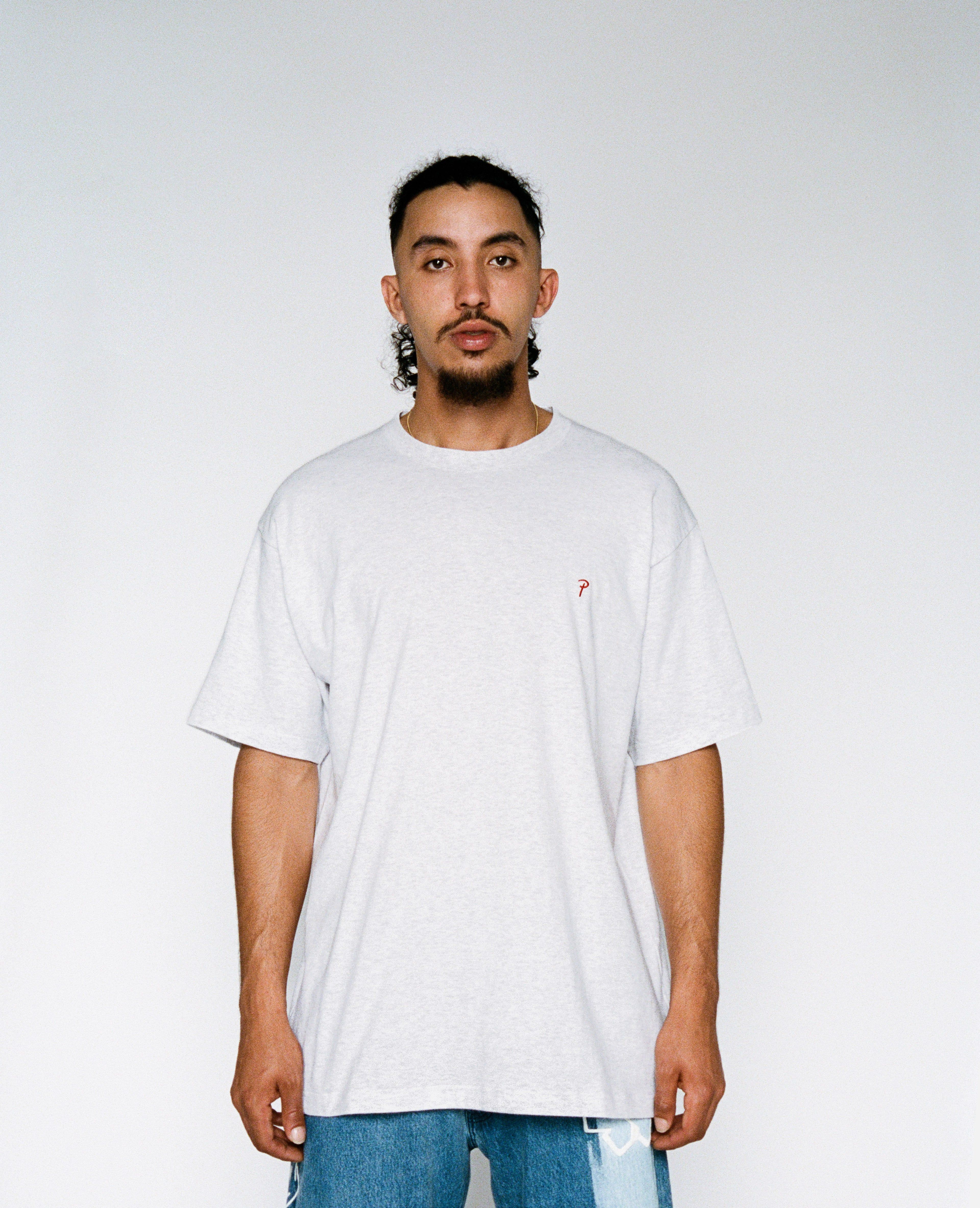 Patta Basic Script P T- Shirt (Snow Melange Grey) sold by Patta product image thumbnail 2
