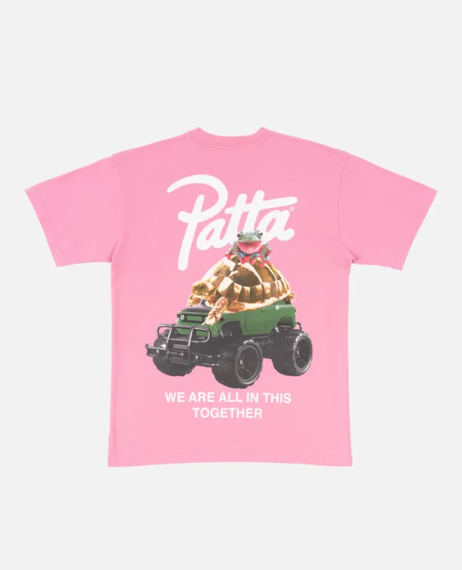 Patta Animal T-Shirt (Begonia Pink) sold by Patta