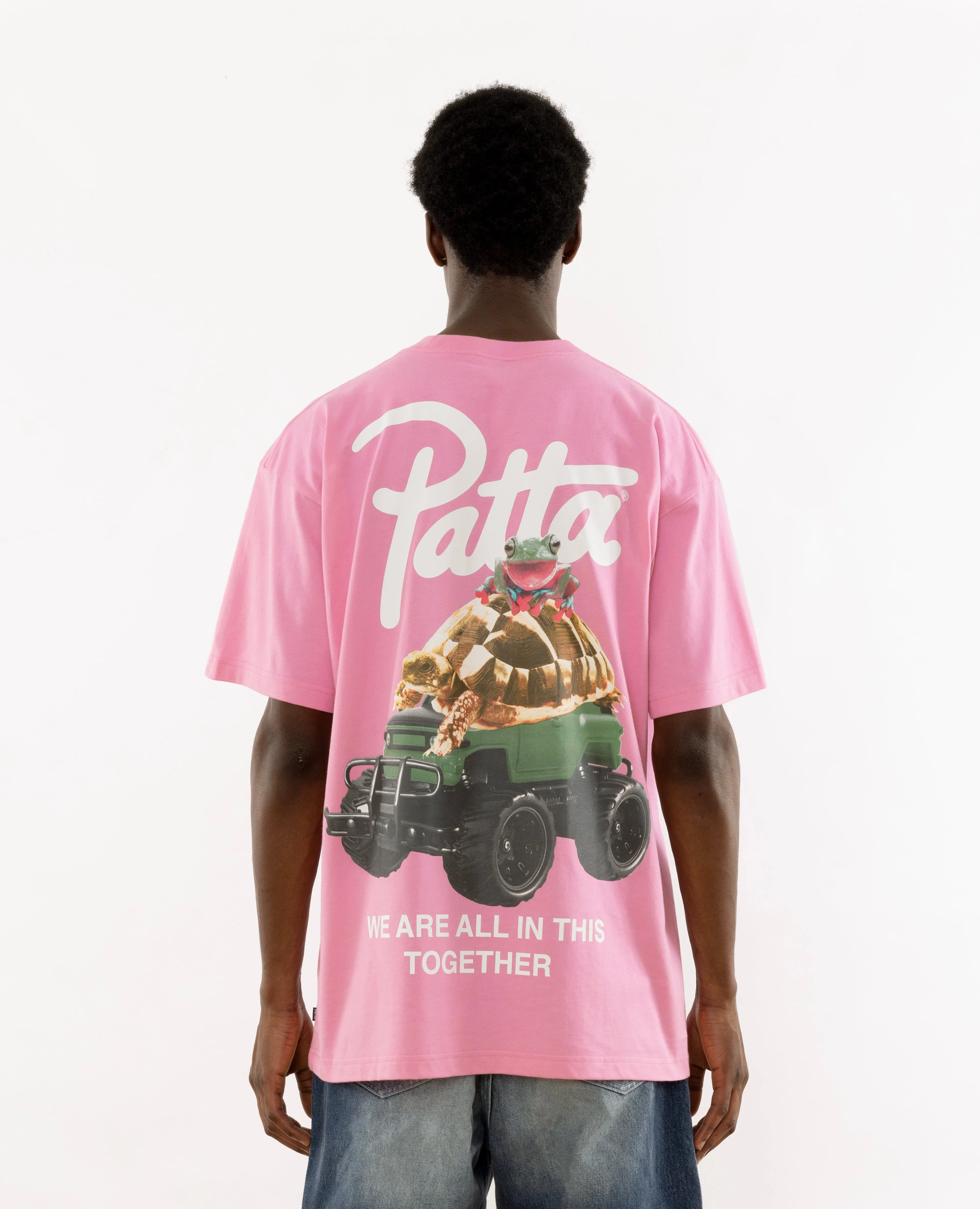 Patta Animal T-Shirt (Begonia Pink) sold by Patta product image thumbnail 3