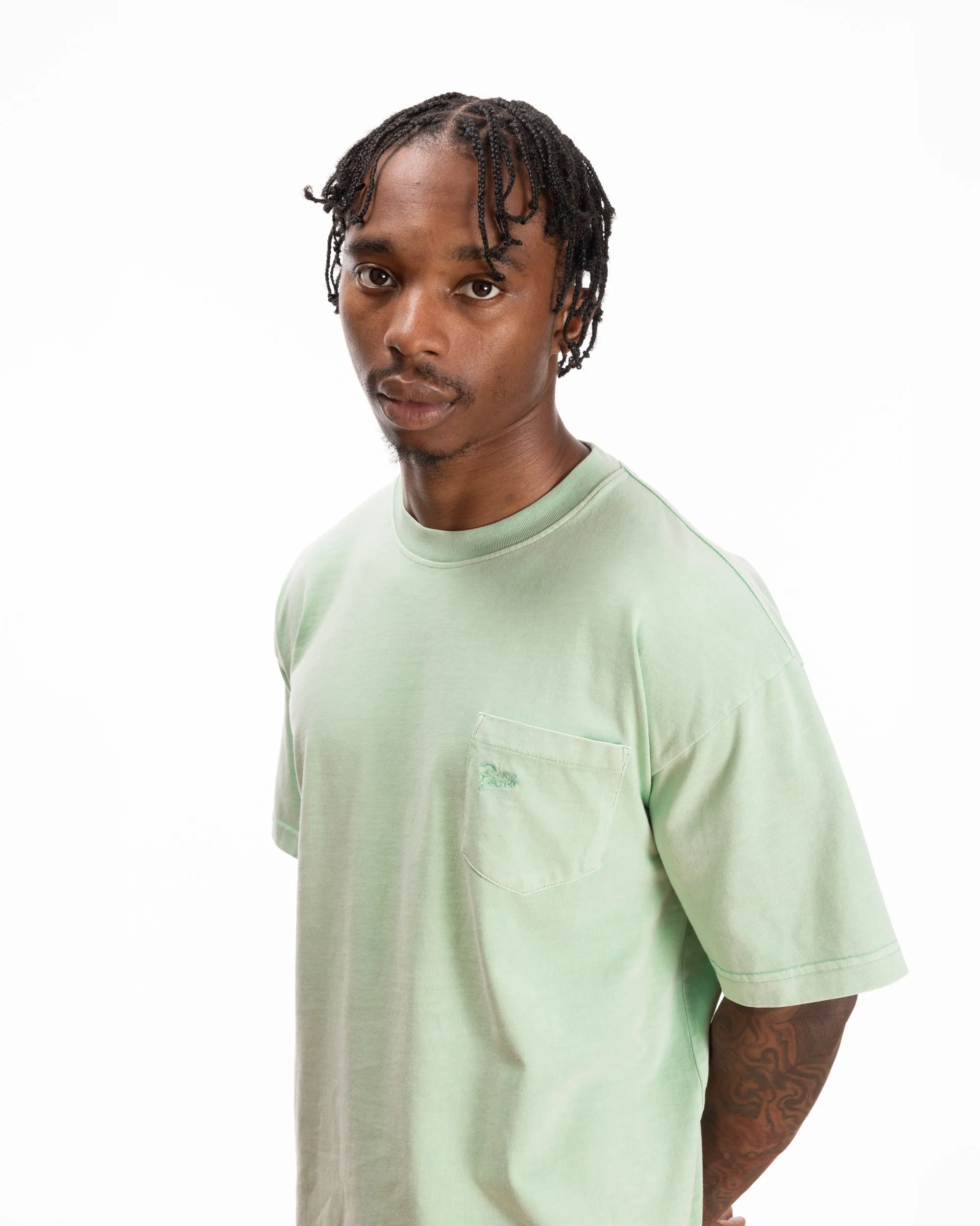 Patta Basic Washed Pocket T-Shirt (Silt Green) sold by Patta product image thumbnail 2