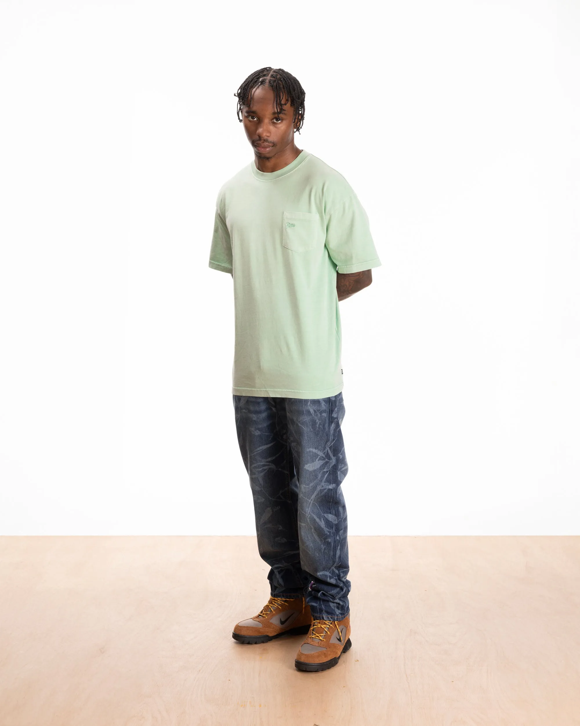 Patta Basic Washed Pocket T-Shirt (Silt Green) sold by Patta product image thumbnail 3