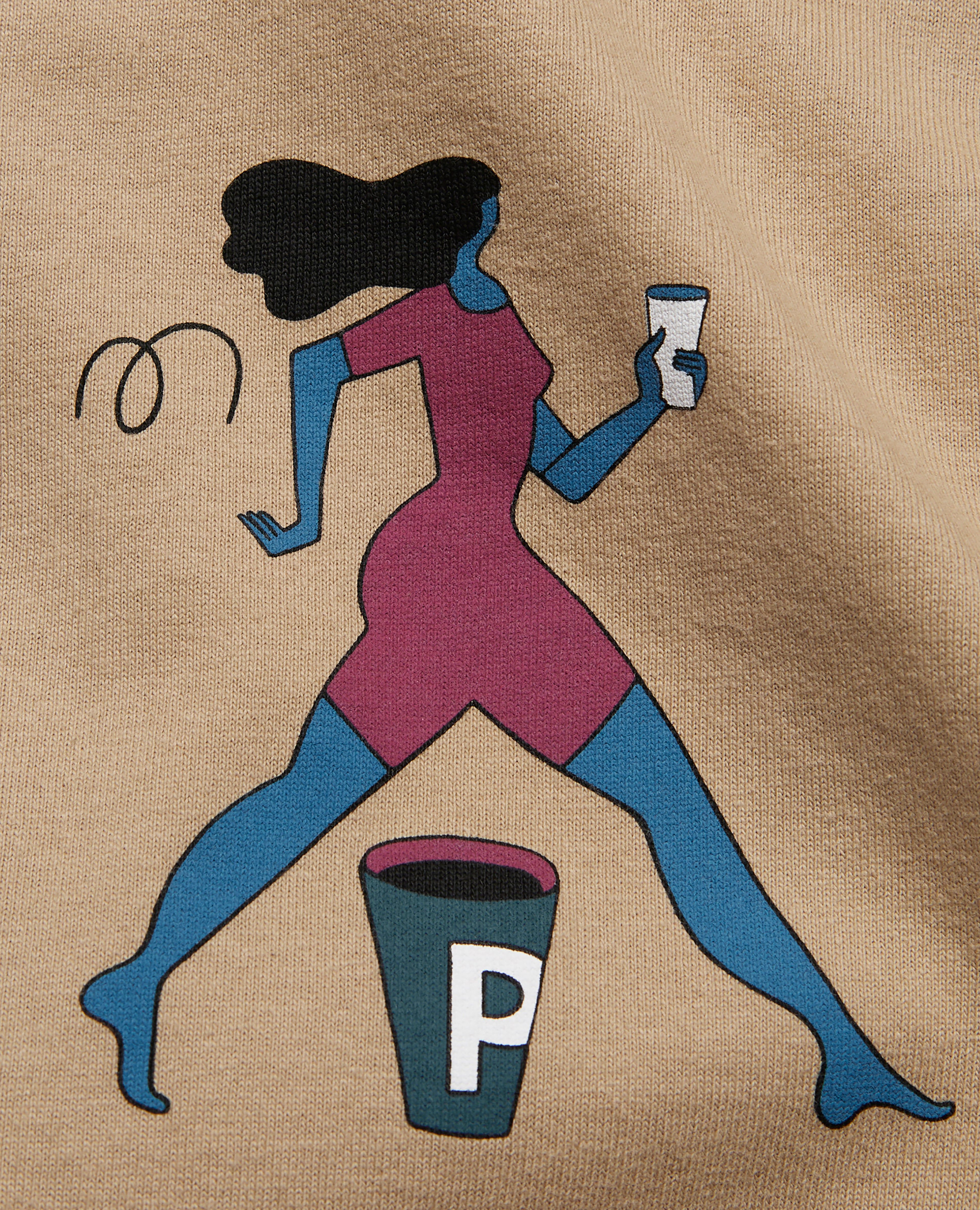 byParra questioning t-shirt (Beige ) sold by Patta product image thumbnail 4