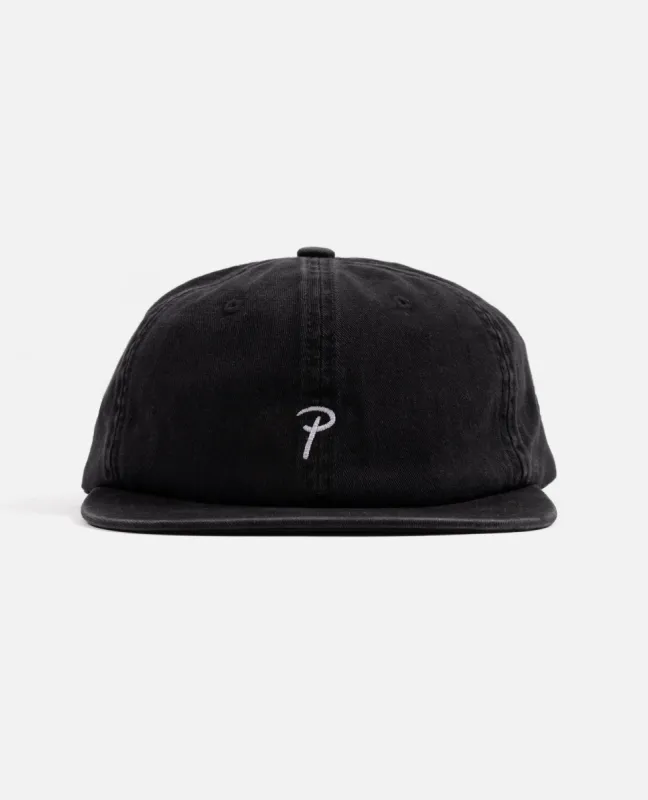 Patta Washed Script P Sports Cap (Raven) sold by Patta