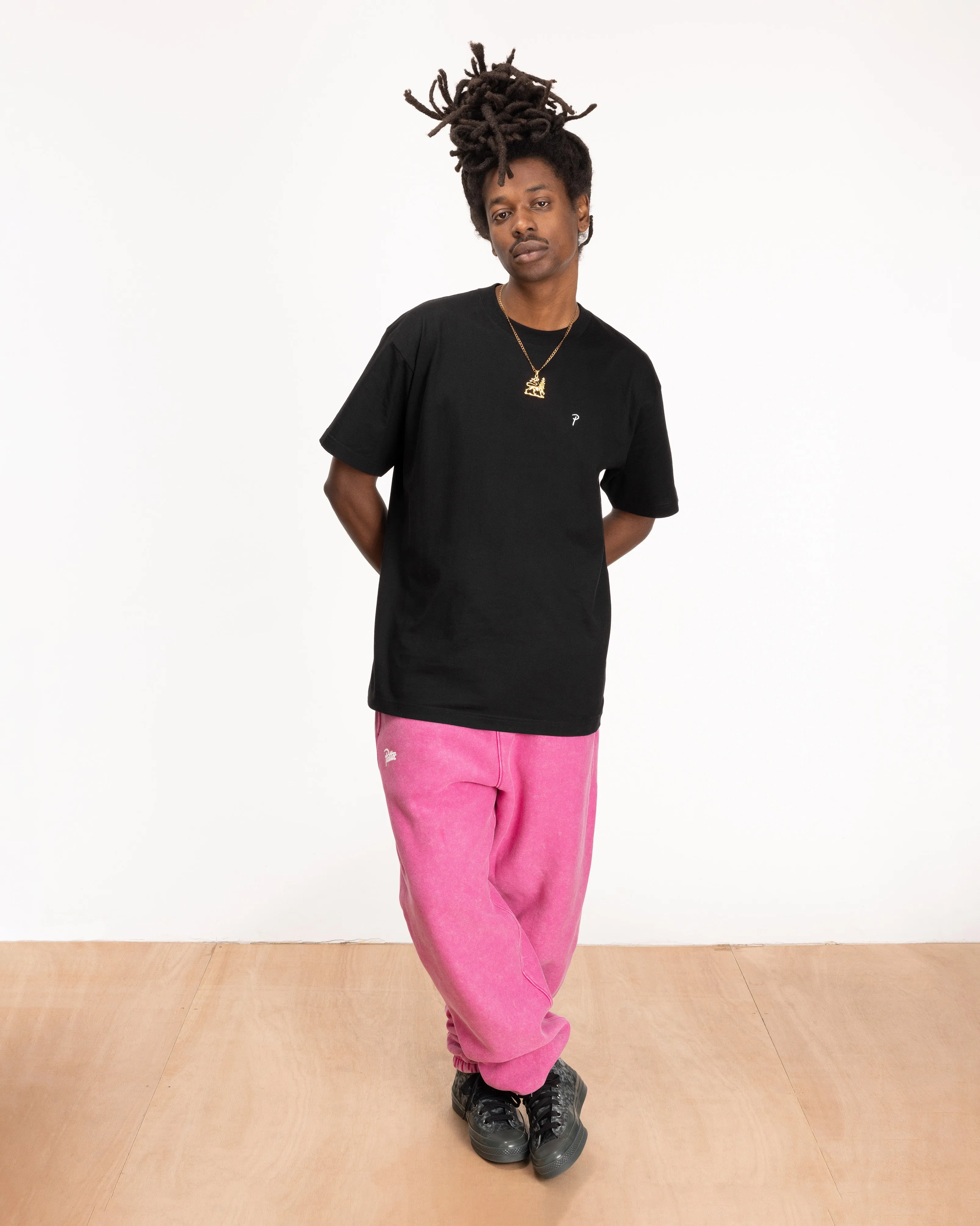 Patta Basic Script P T-Shirt (Black) sold by Patta product image thumbnail 3