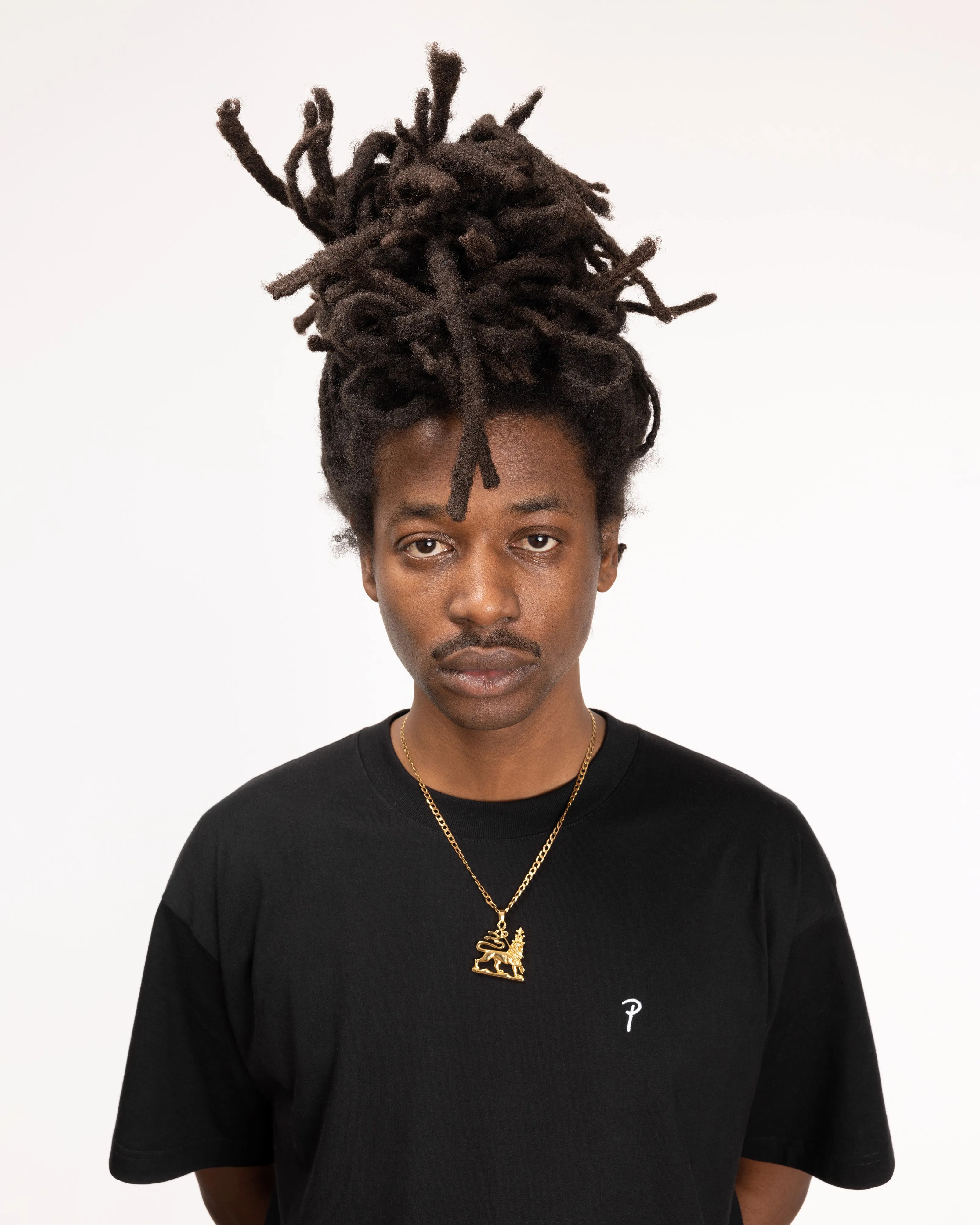 Patta Basic Script P T-Shirt (Black) sold by Patta product image thumbnail 2