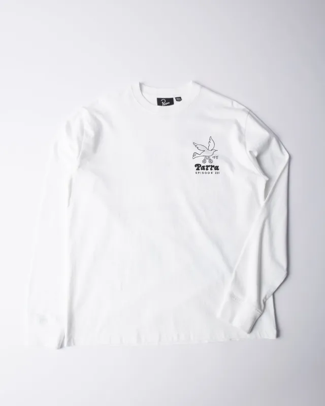 byParra Chair Pencil Long Sleeve T-shirt (White) made by Patta