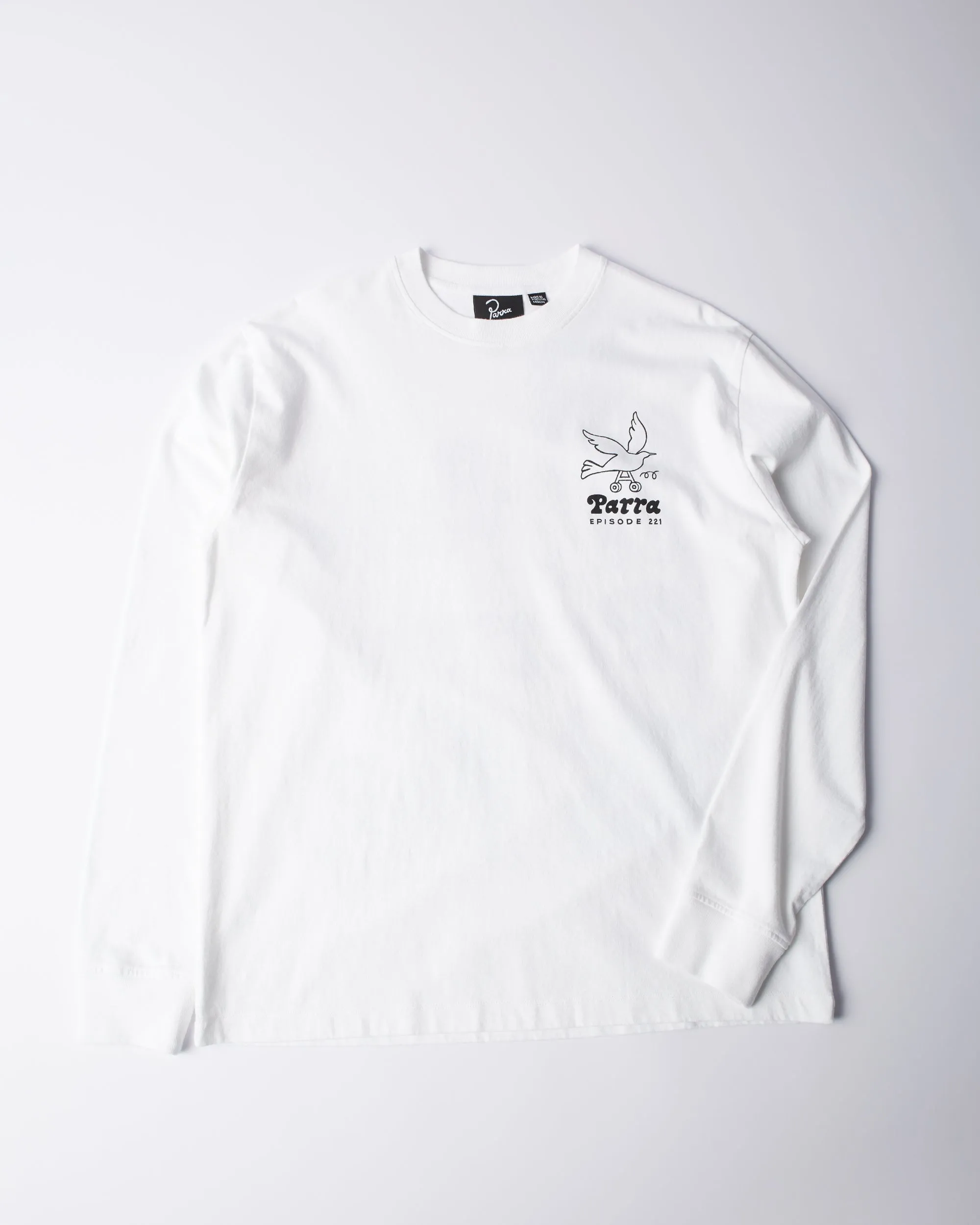 byParra Chair Pencil Long Sleeve T-shirt (White) sold by Patta