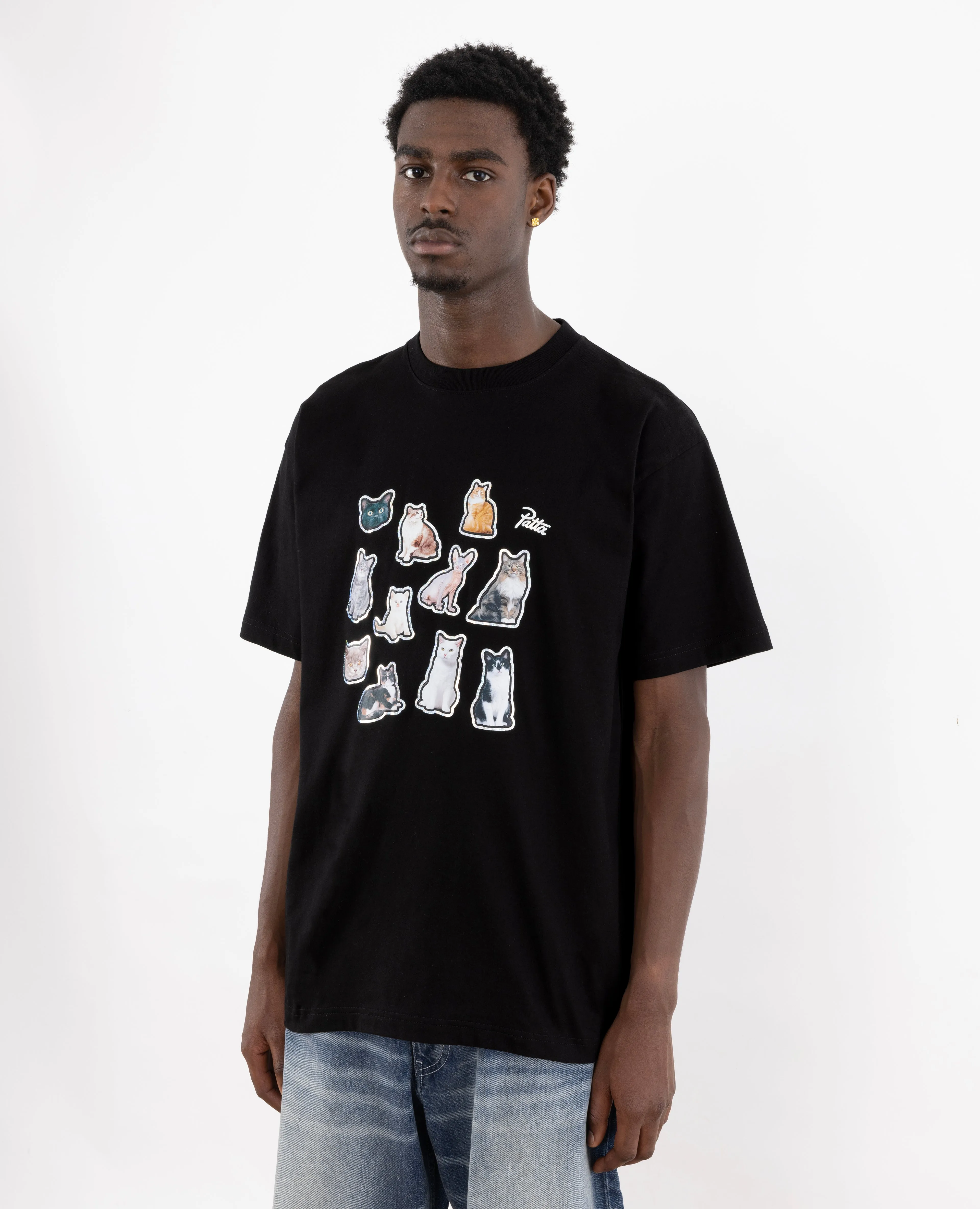 Patta Cats T-Shirt (Black) sold by Patta product image thumbnail 4