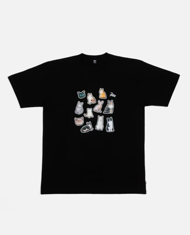 Patta Cats T-Shirt (Black) sold by Patta