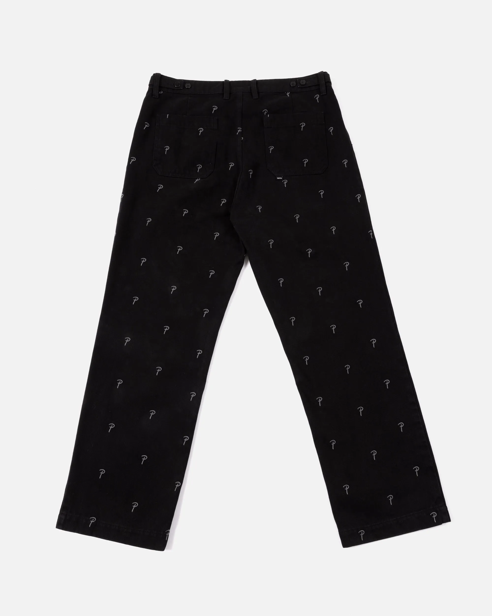 Patta x Bonne Pants (Black) sold by Patta