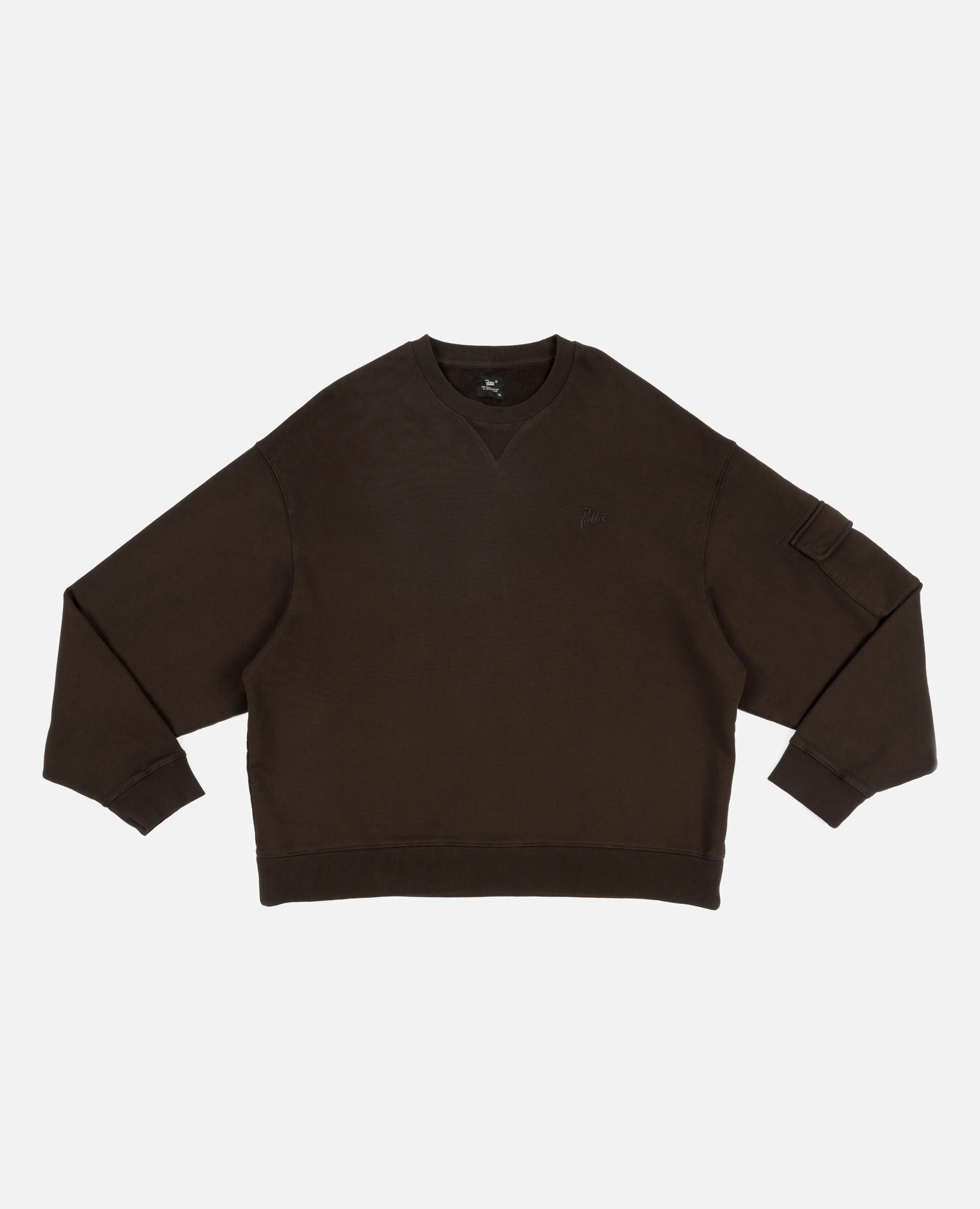 Patta Basic Pigment Dye Pocket Crewneck Sweater (Delicioso) sold by Patta