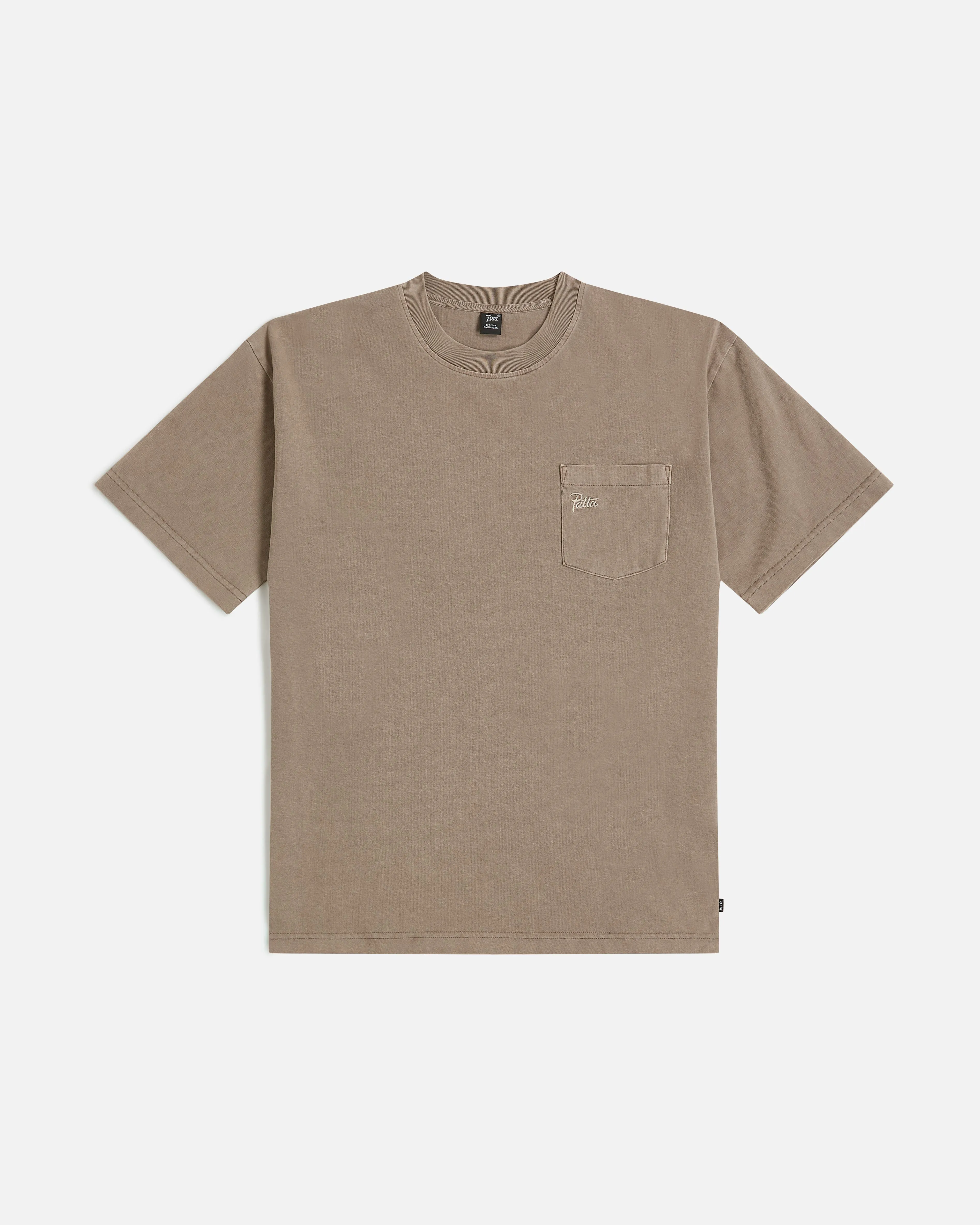 Patta Basic Pocket T-Shirt (Driftwood) sold by Patta