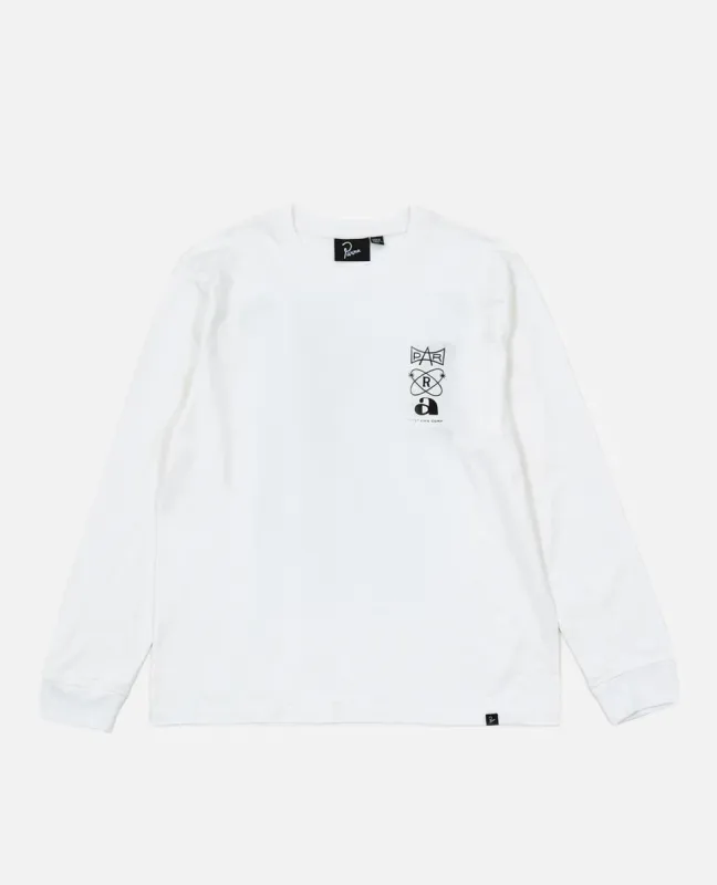 byParra Rest Day Longsleeve T-Shirt (White) sold by Patta