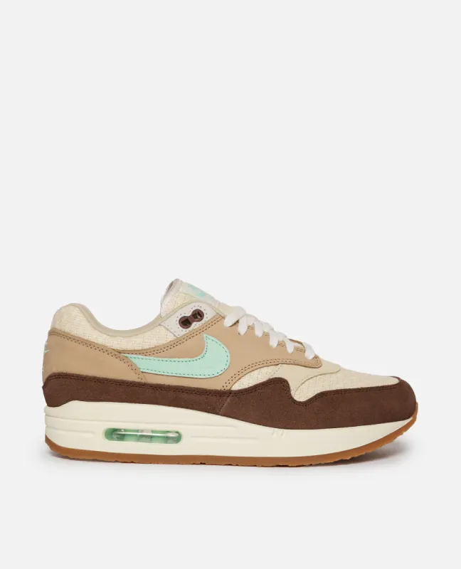 Nike Air Max 1 Premium QS 2 (Medium Brown/Mint Foam-Mushroom-Muslin) sold by Patta