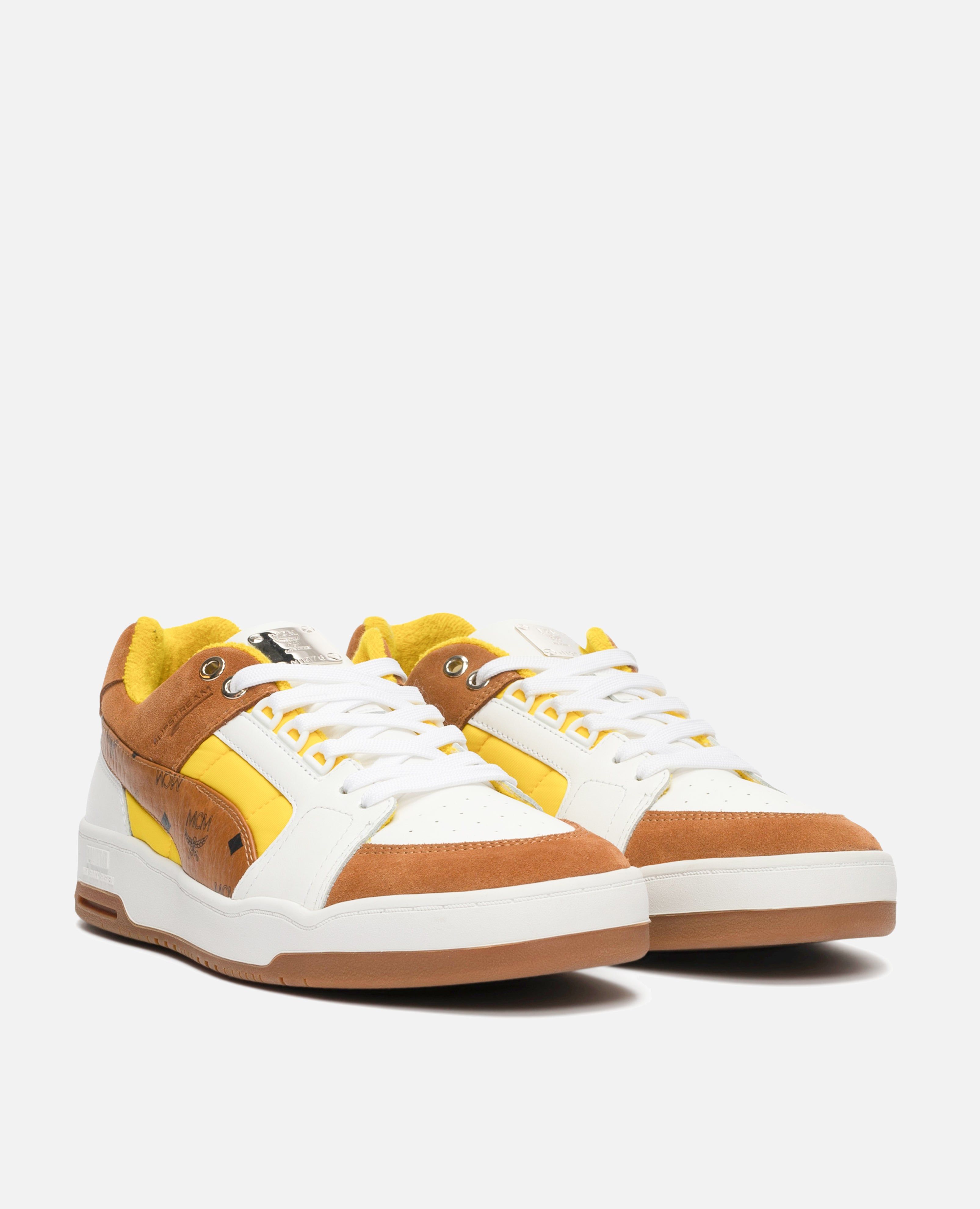 Puma x MCM Slipstream Lo (Bright White-Vibrant Yellow) sold by Patta product image thumbnail 2