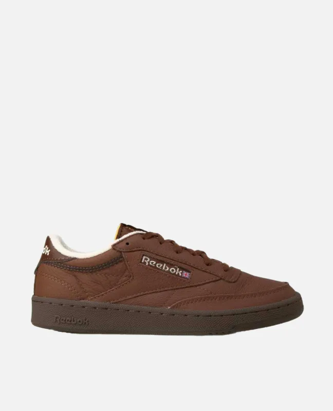 Reebok Club C 85 Vintage (Brush Brown/Dark Brown/Chalk) sold by Patta