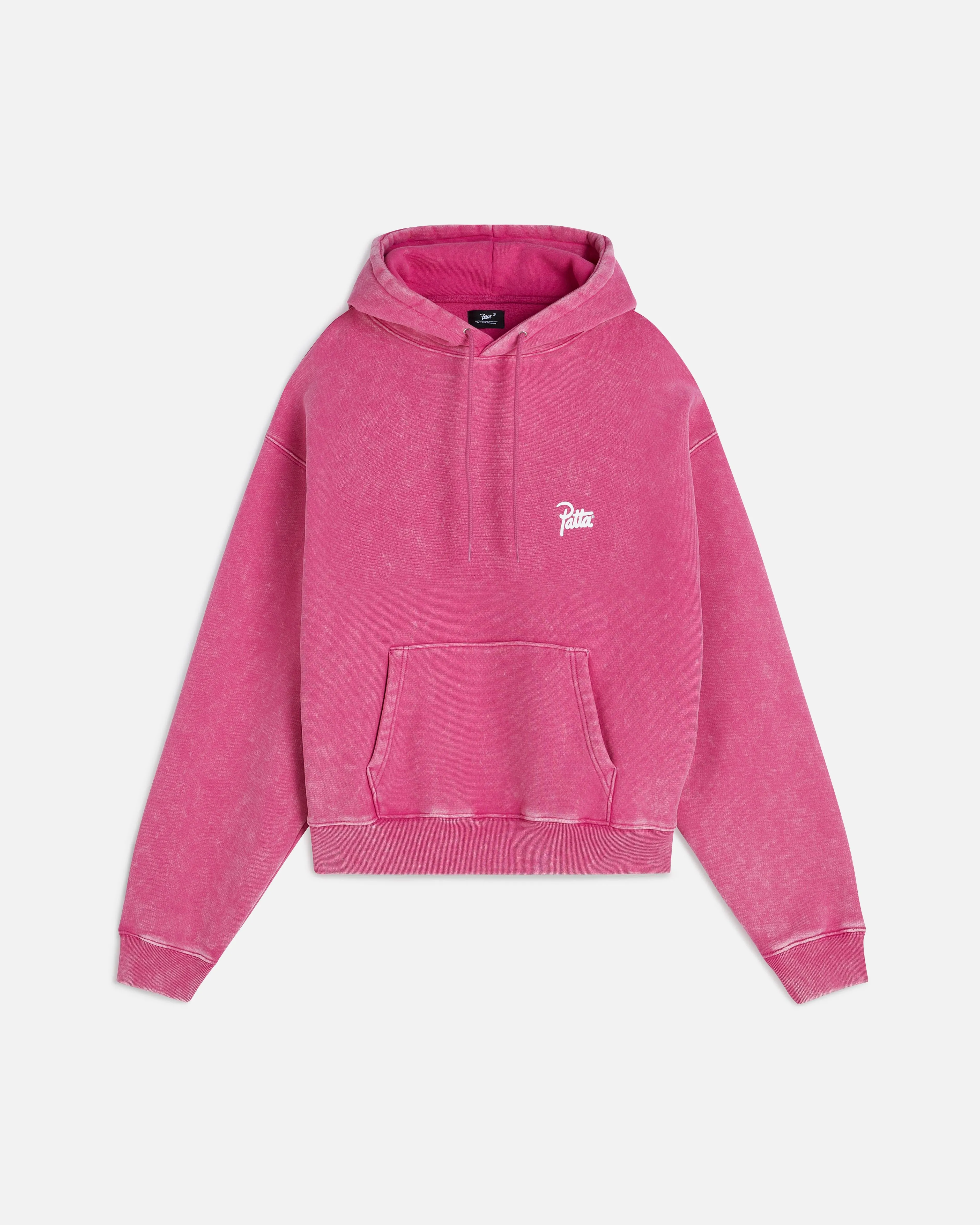 Patta Classic Washed Hooded Sweater (Fuchsia Red) sold by Patta