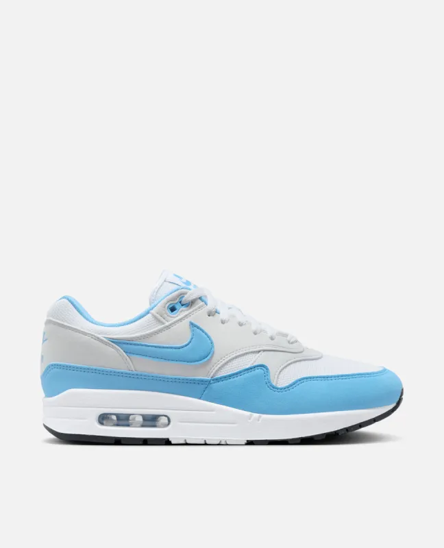 Nike Air Max 1 (White/University Blue-Photon Dust-Black) sold by Patta