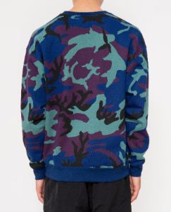 Patta Basic Crewneck Sweater (Midnight Camo) sold by Patta