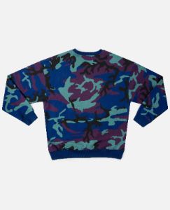 Patta Basic Crewneck Sweater (Midnight Camo) sold by Patta