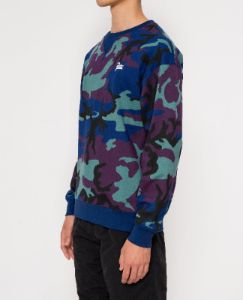 Patta Basic Crewneck Sweater (Midnight Camo) sold by Patta