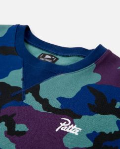 Patta Basic Crewneck Sweater (Midnight Camo) sold by Patta
