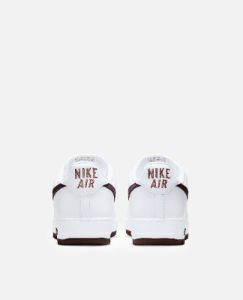 Nike Air Force 1 Low Retro (White/Chocolate-Metallic Gold) sold by Patta