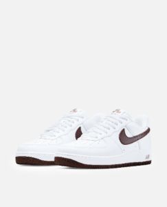 Nike Air Force 1 Low Retro (White/Chocolate-Metallic Gold) sold by Patta