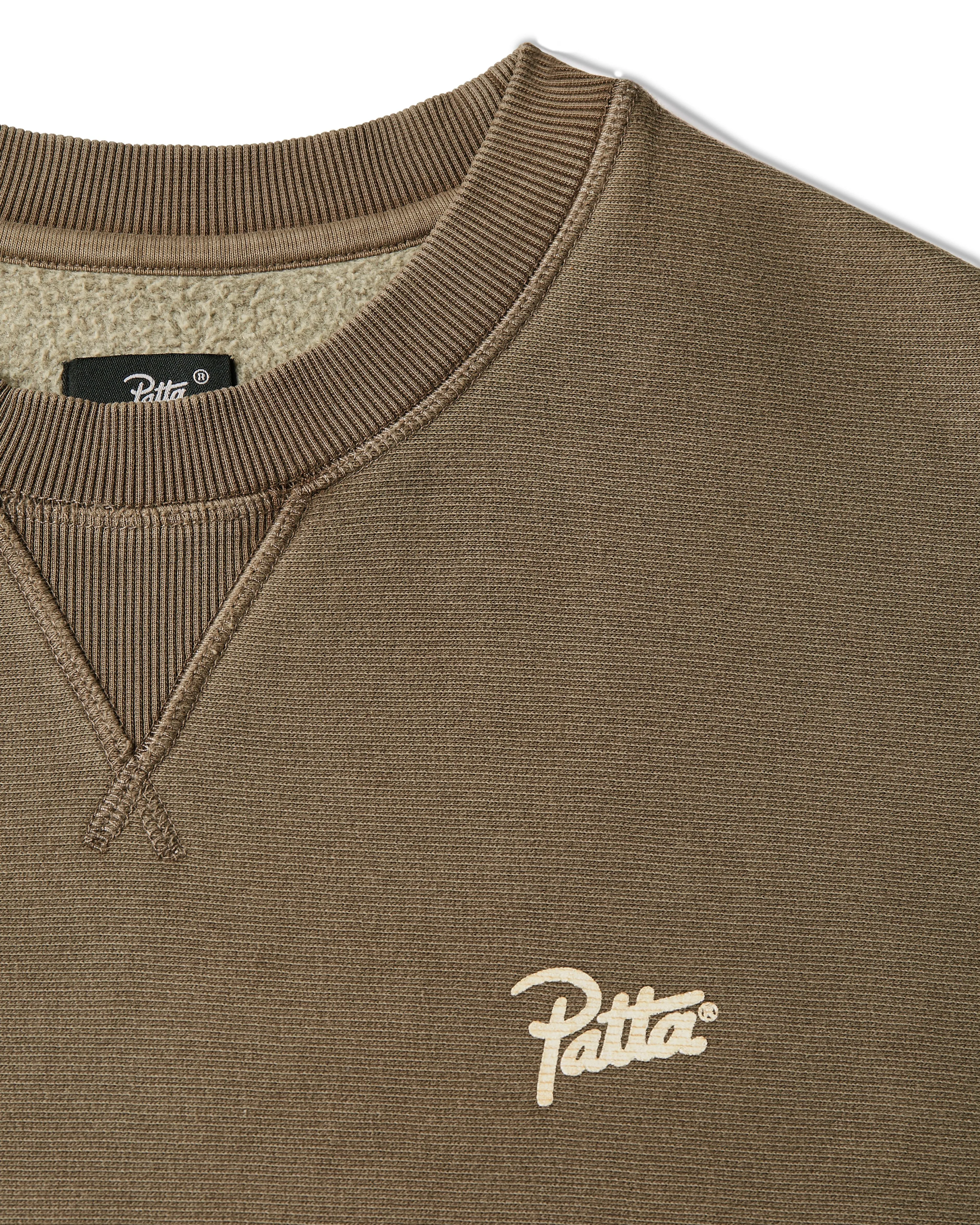 Patta Classic Washed Crewneck Sweater (Morel) sold by Patta product image thumbnail 5